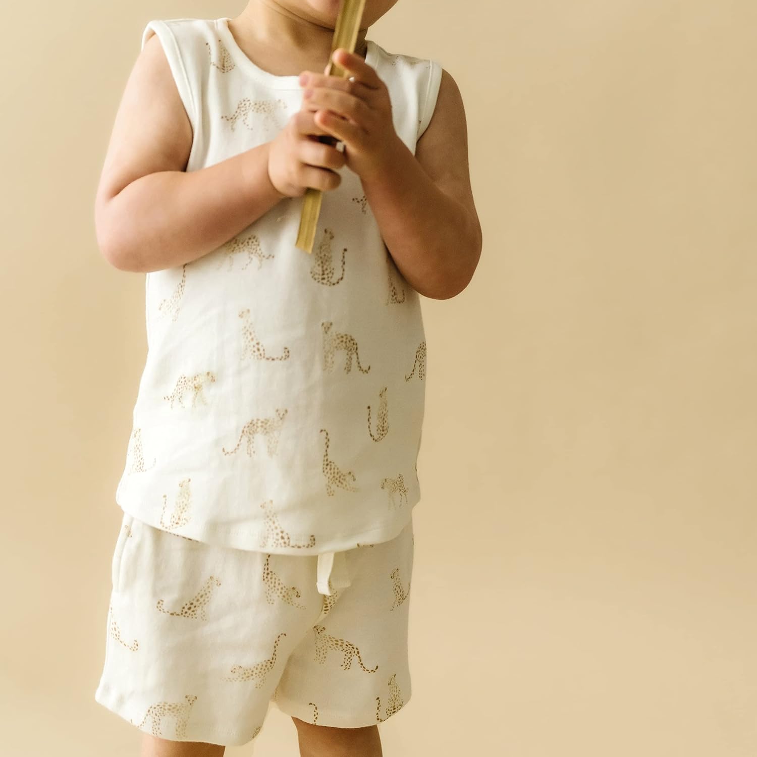 MakeMake Organic cotton baby tank tee short set