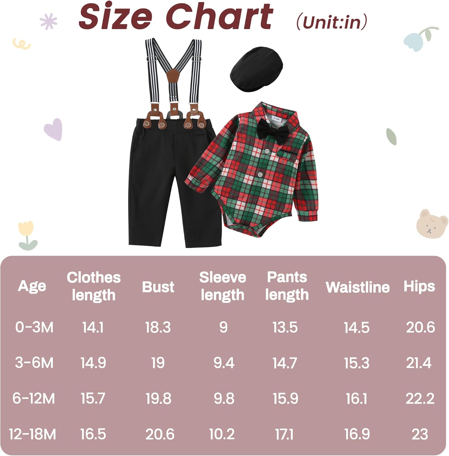 ZOEREA Baby Boy Suit 0-24M - Comfortable Outfit for Daily Wear