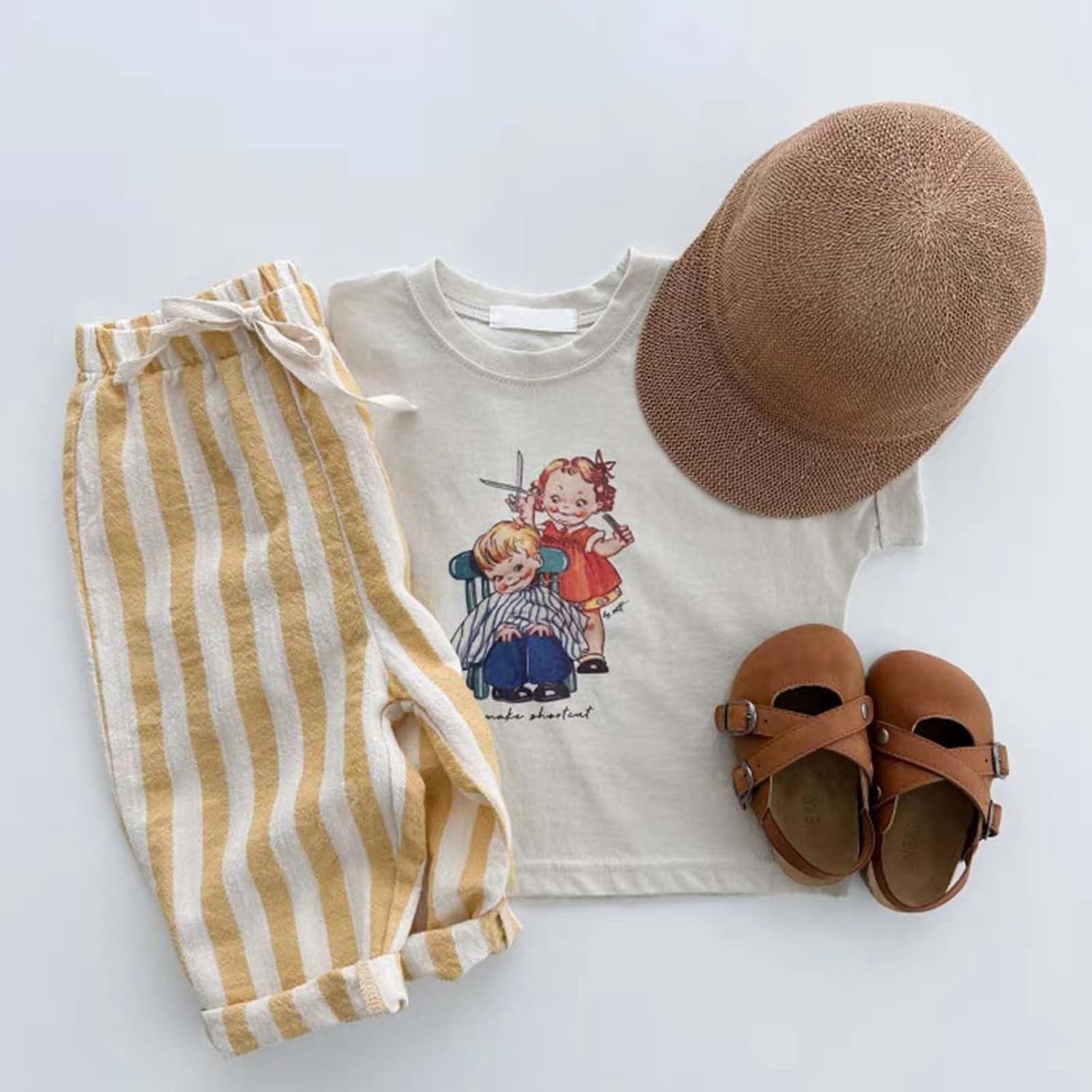 Boys Cotton Linen Harem Bloomers Pants Toddler