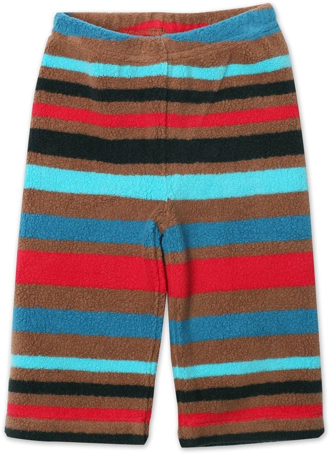 Zutano Black Bold Stripe Fleece Pant for Baby Boys