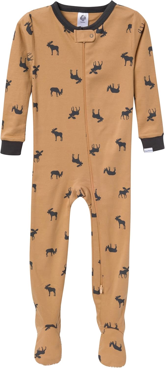 Gerber Baby Boys Footed Sleep Pajamas - 2-Pack
