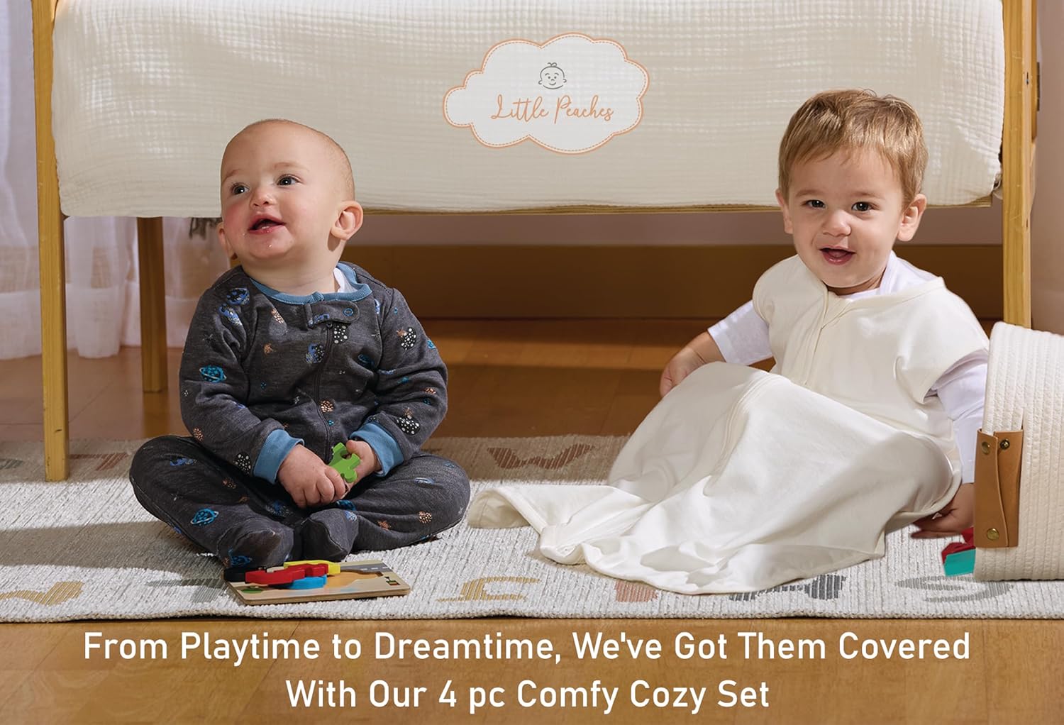 Stunning 4-Piece Baby Sleepwear Set for Boys
