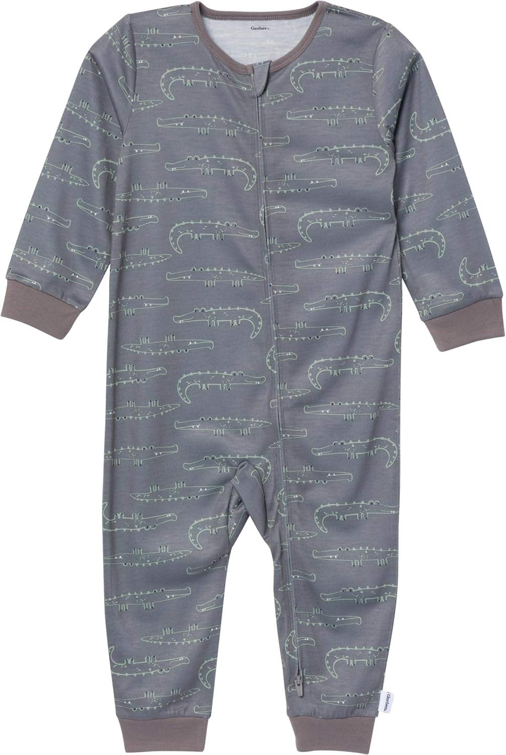 Gerberloose-fit polyester jersey footless pajamas for growing little boys
