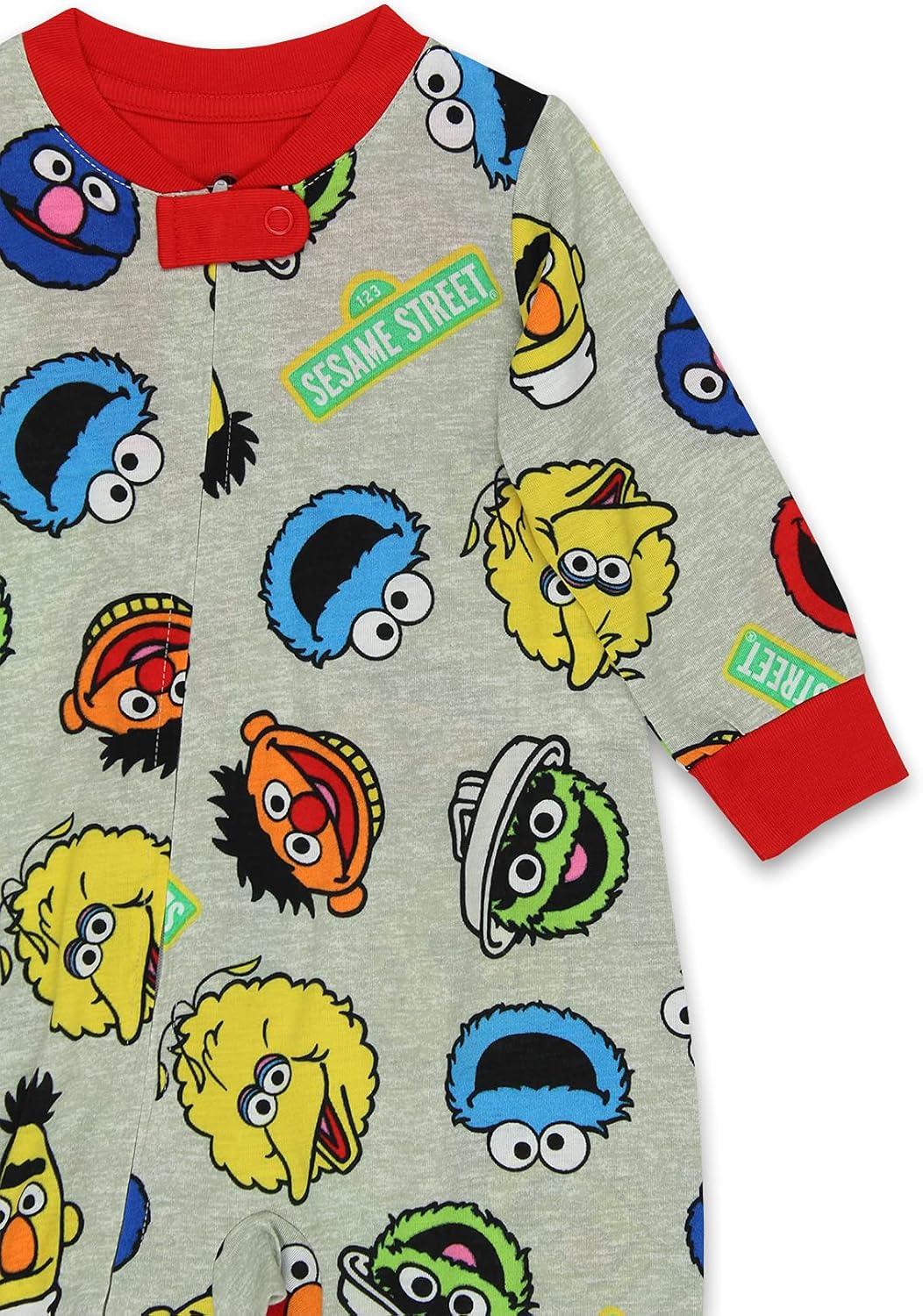 Sesame Street Elmo Cookie Monster Infants Pajamas