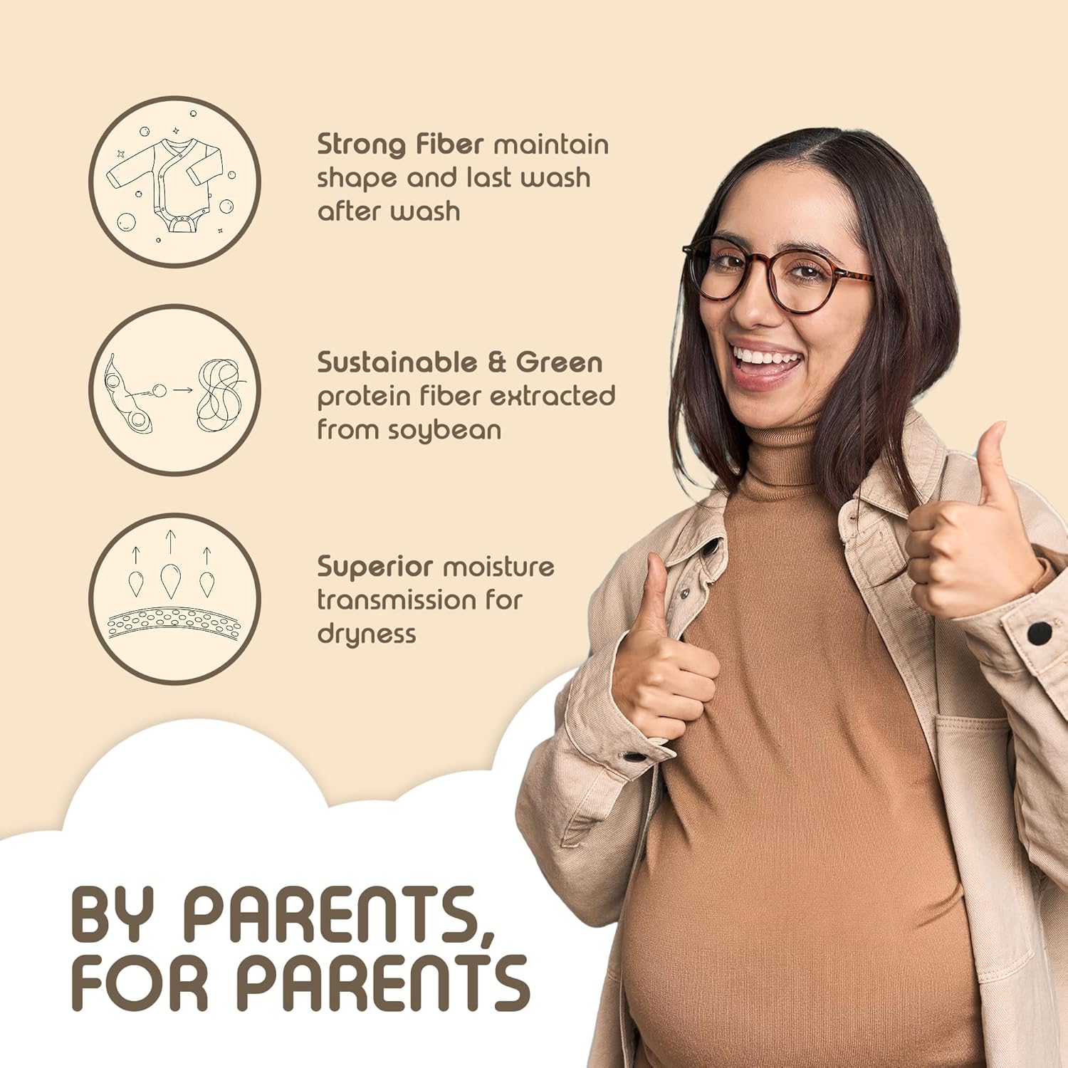 Perfect Organic Long Sleeve Robe for Infants Warm Soft Adorable