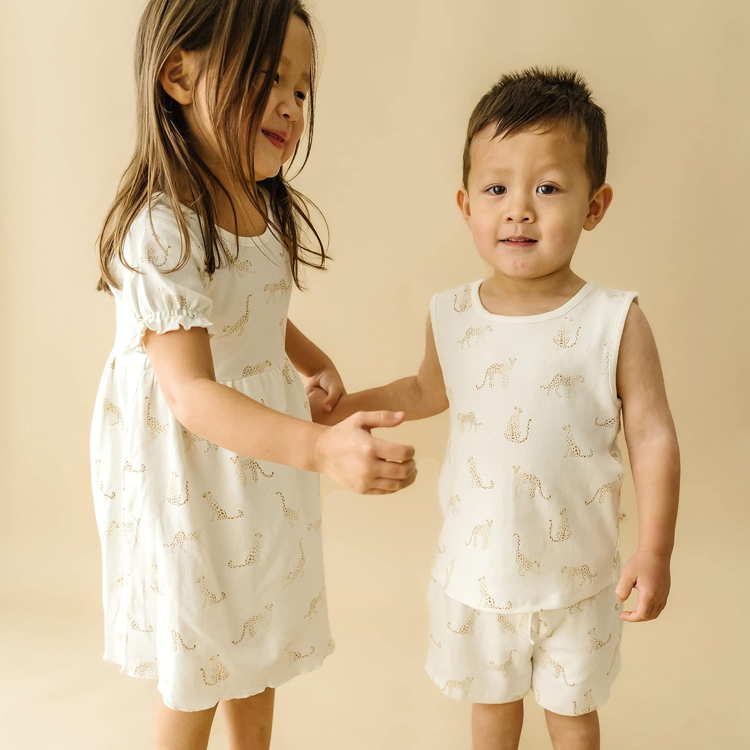 MakeMake Organic cotton baby tank tee short set