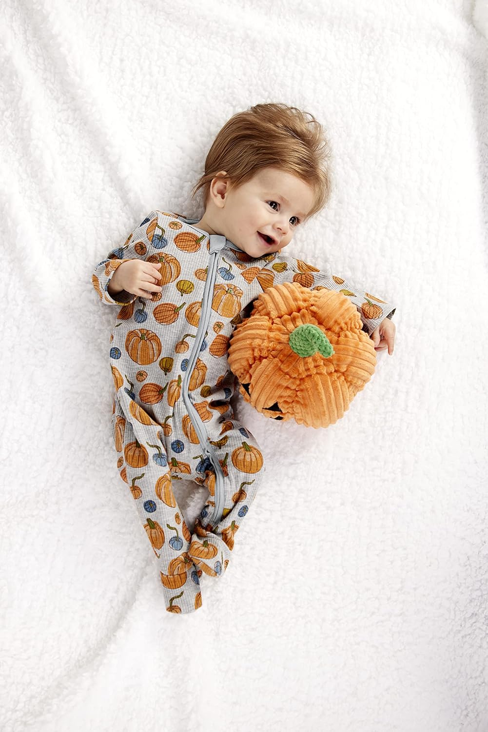 Pumpkin Patch Sleeper for Boys