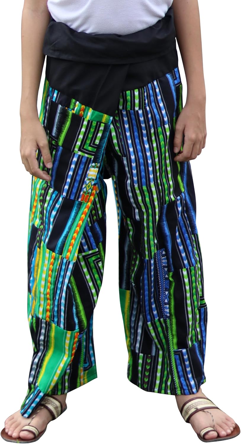 Thiefs Choice Thai Fisherman Hire Wrap Pants for Boys