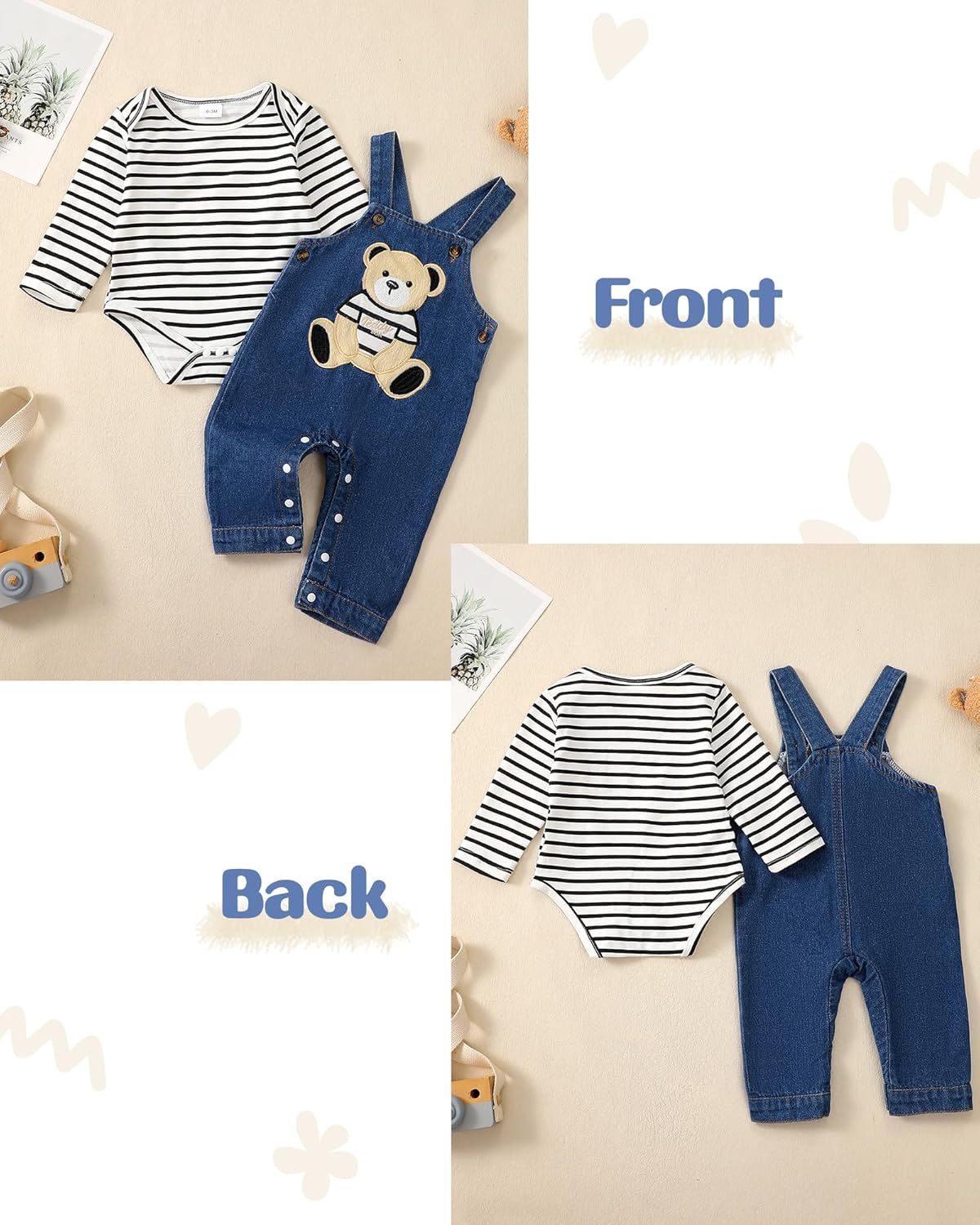 NZRVAWS Newborn Baby Boy Clothes Outfits