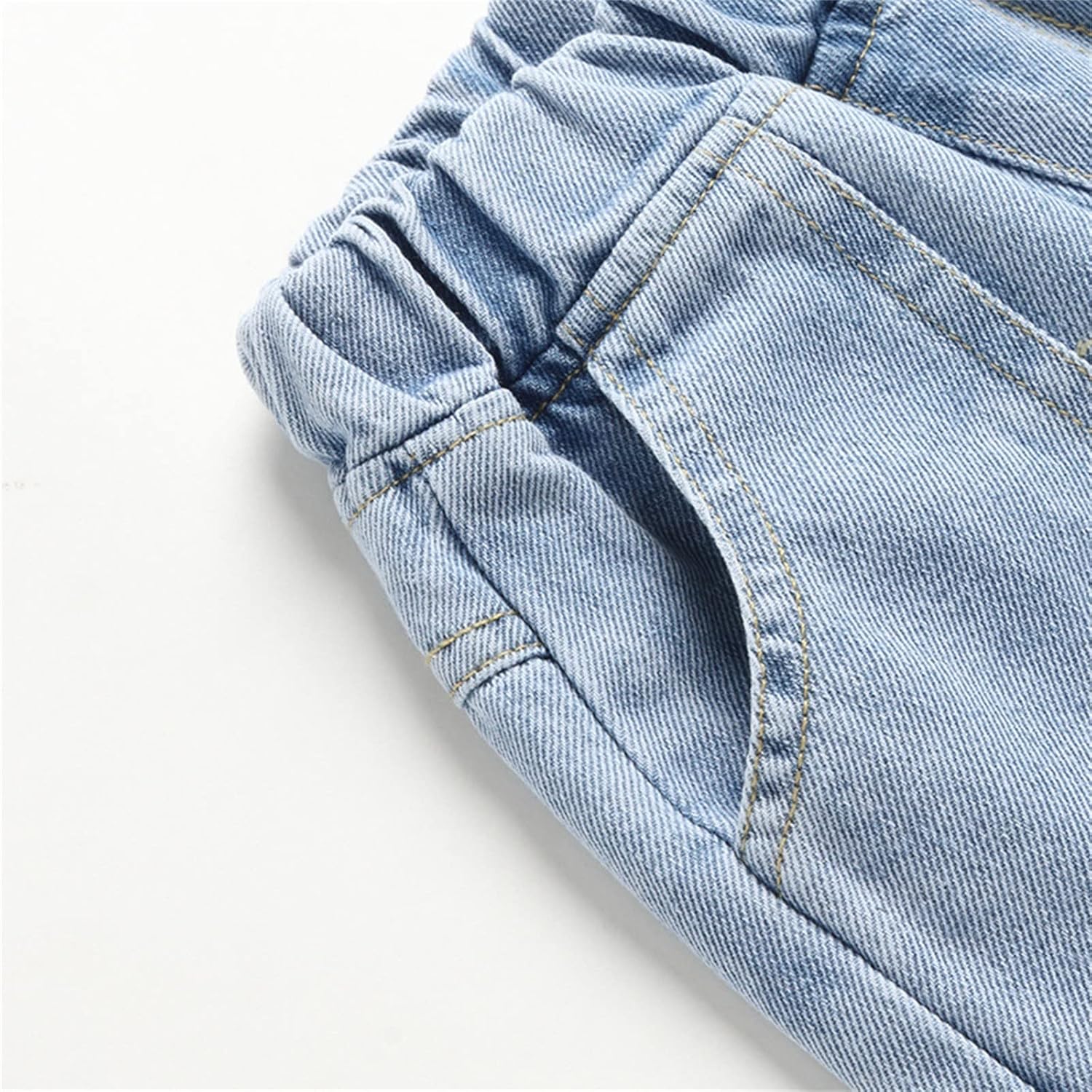 Patchwork Striped Jeans for Boys 3-12