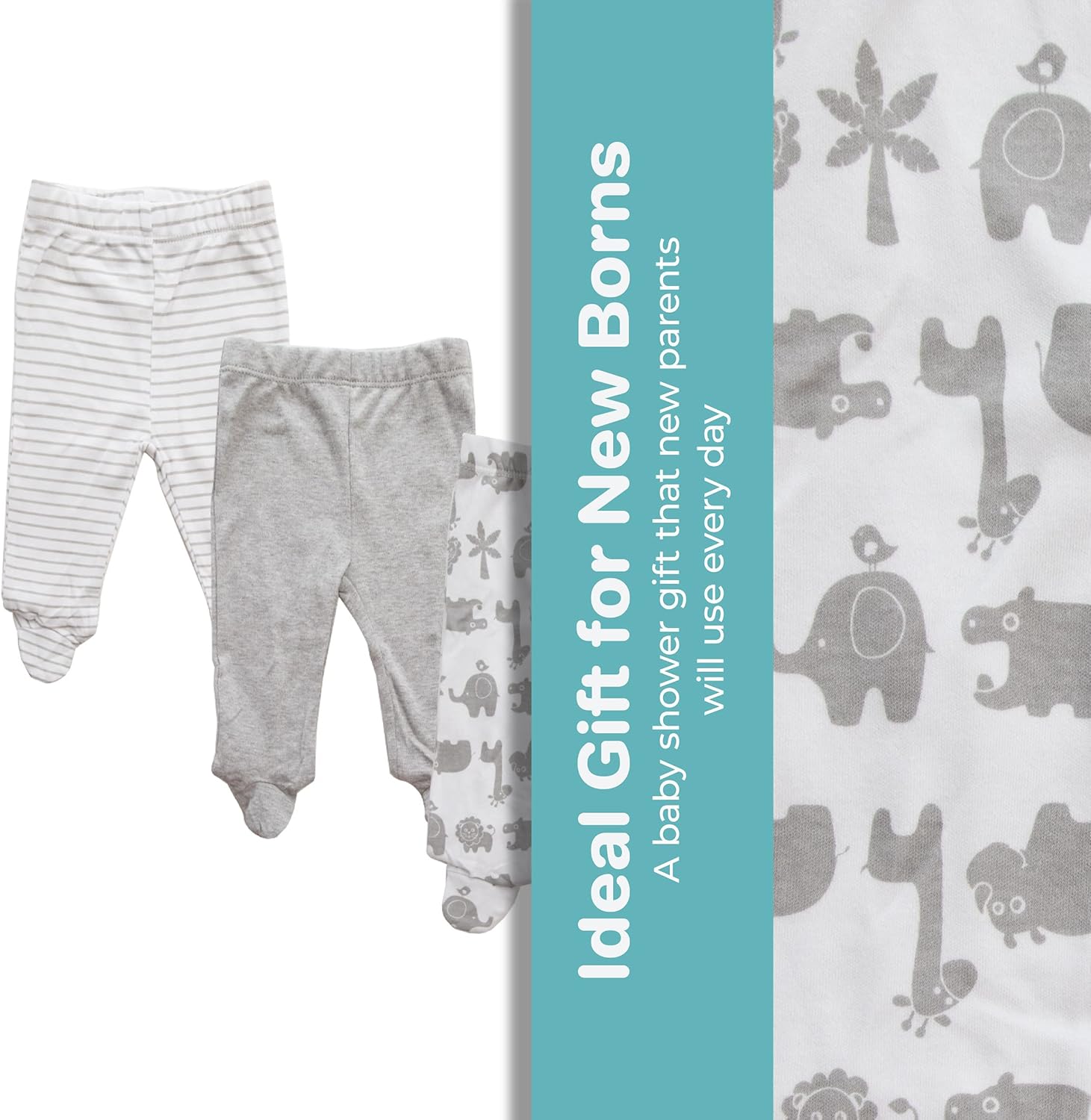 Crisp Cozy 3-Pack of Cotton Pull-Ons for Babies