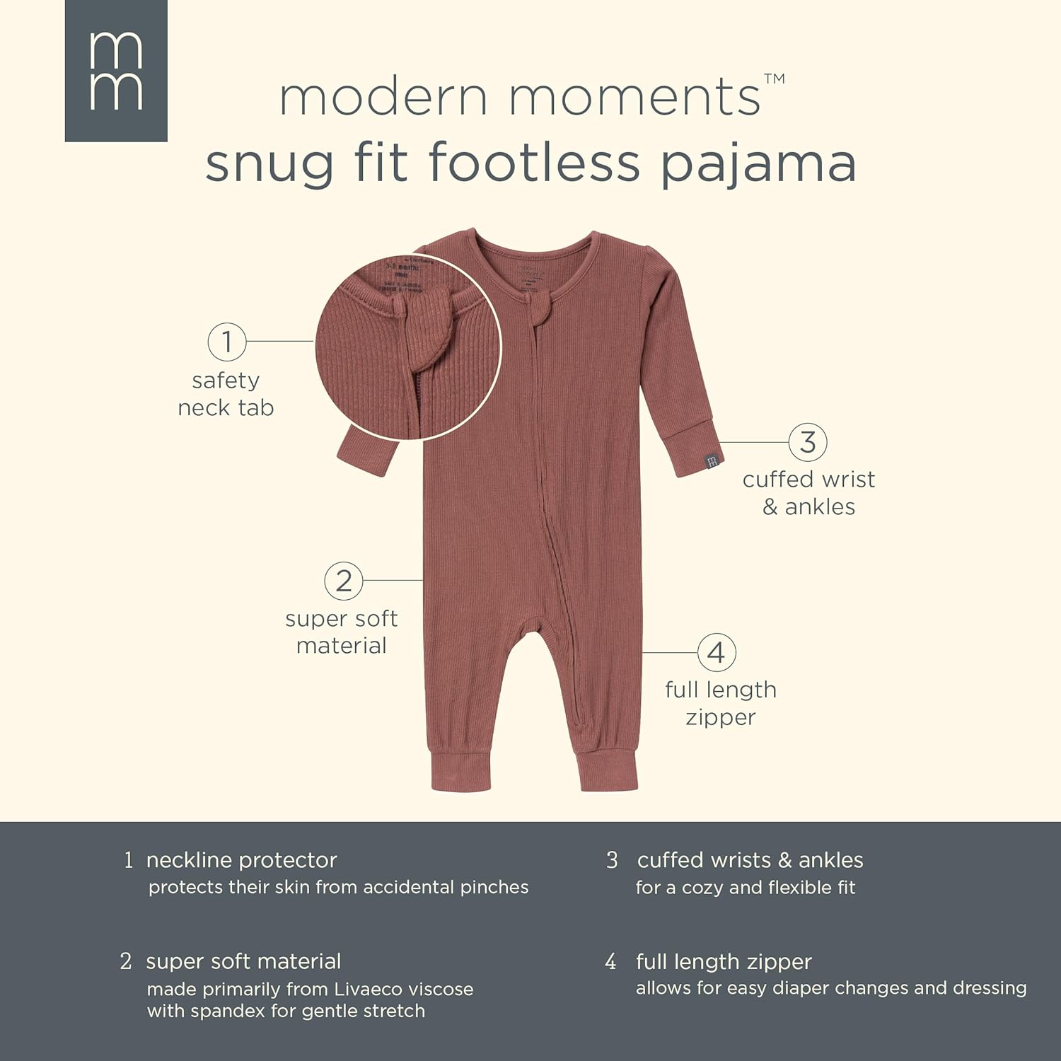 Modern Moments by Gerber Pajamas for Unisex Kids