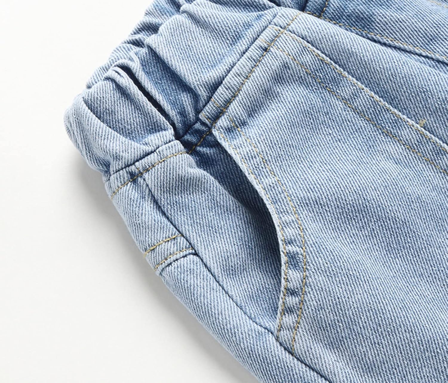 Patchwork Striped Jeans for Boys 3-12