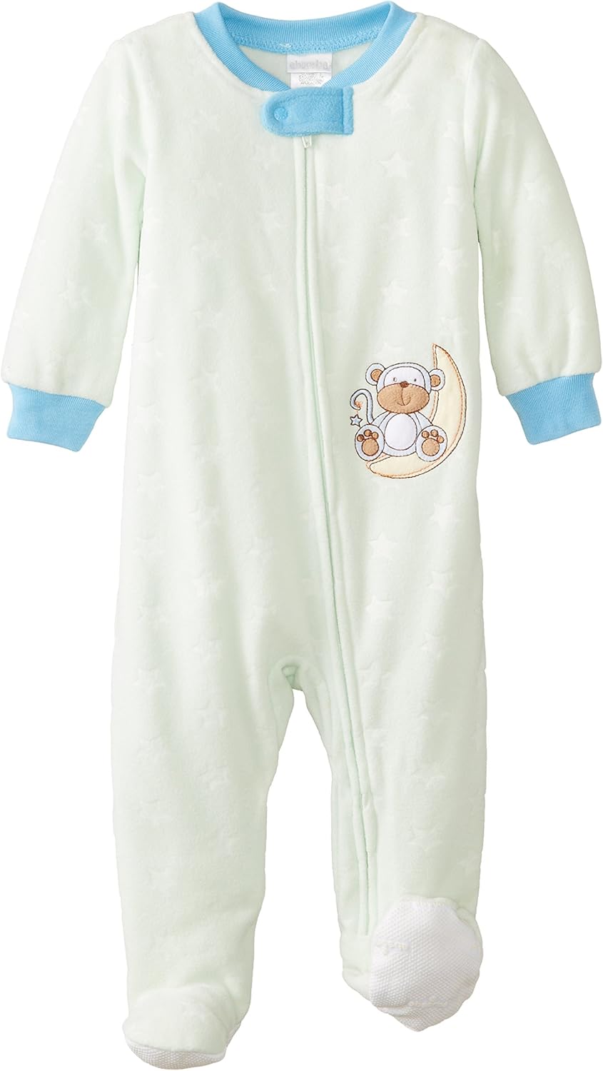 ABSORBA Baby Boys Robe with Full Front Zip - Elevate Sleep Comfort