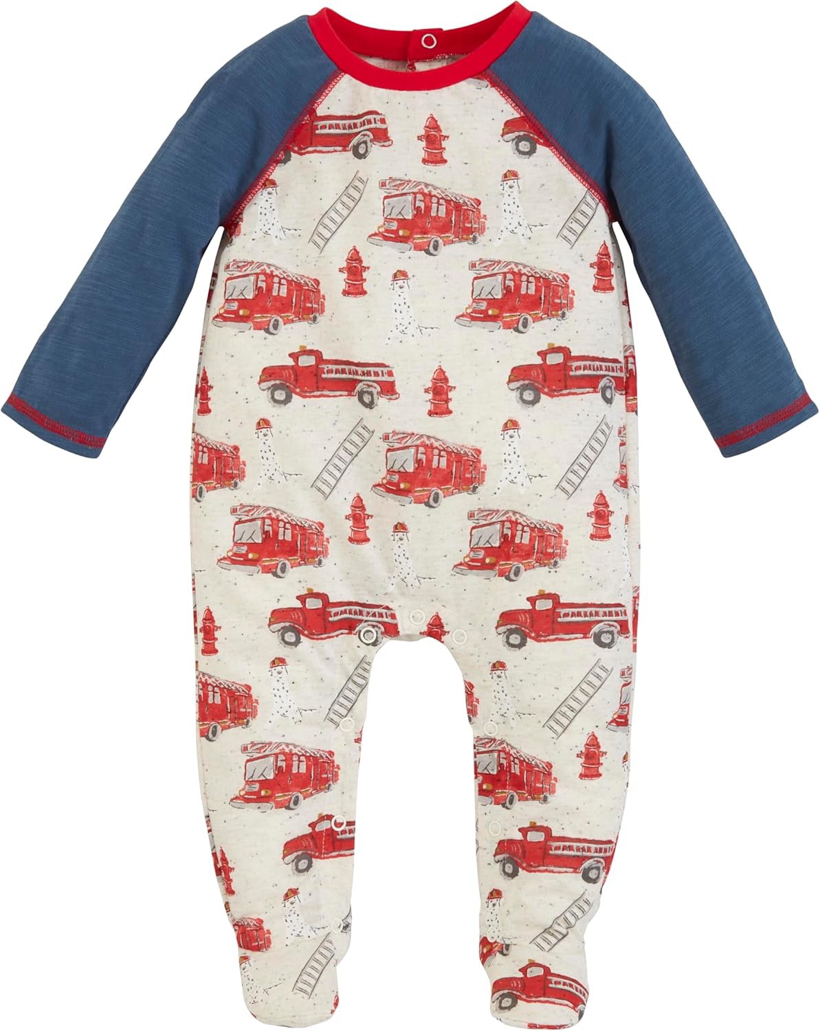 Mud Pie Sleepy Baby Firetruck