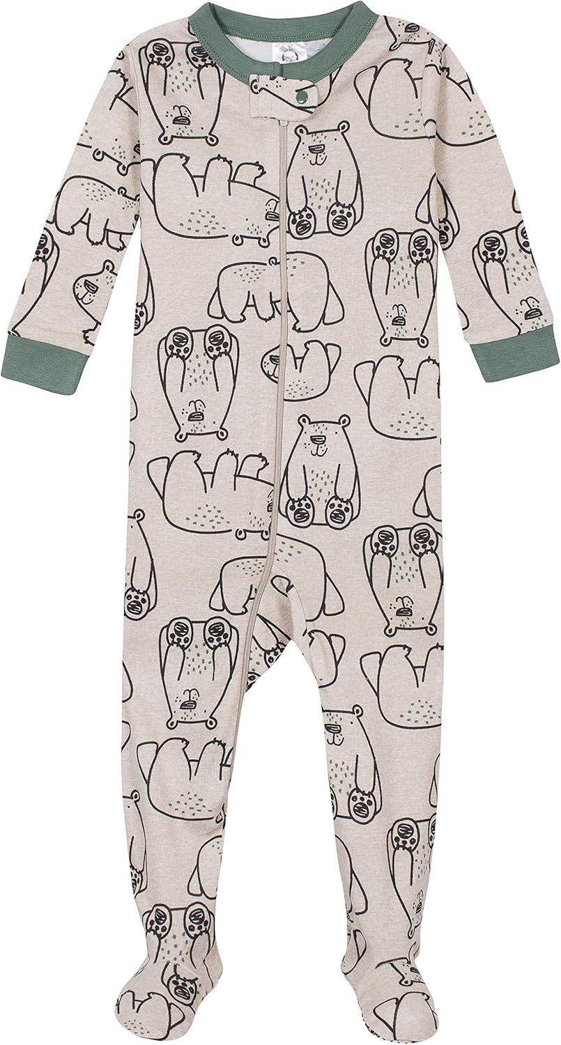 Gerber Baby Boys 4-Pack Footed Pajamas