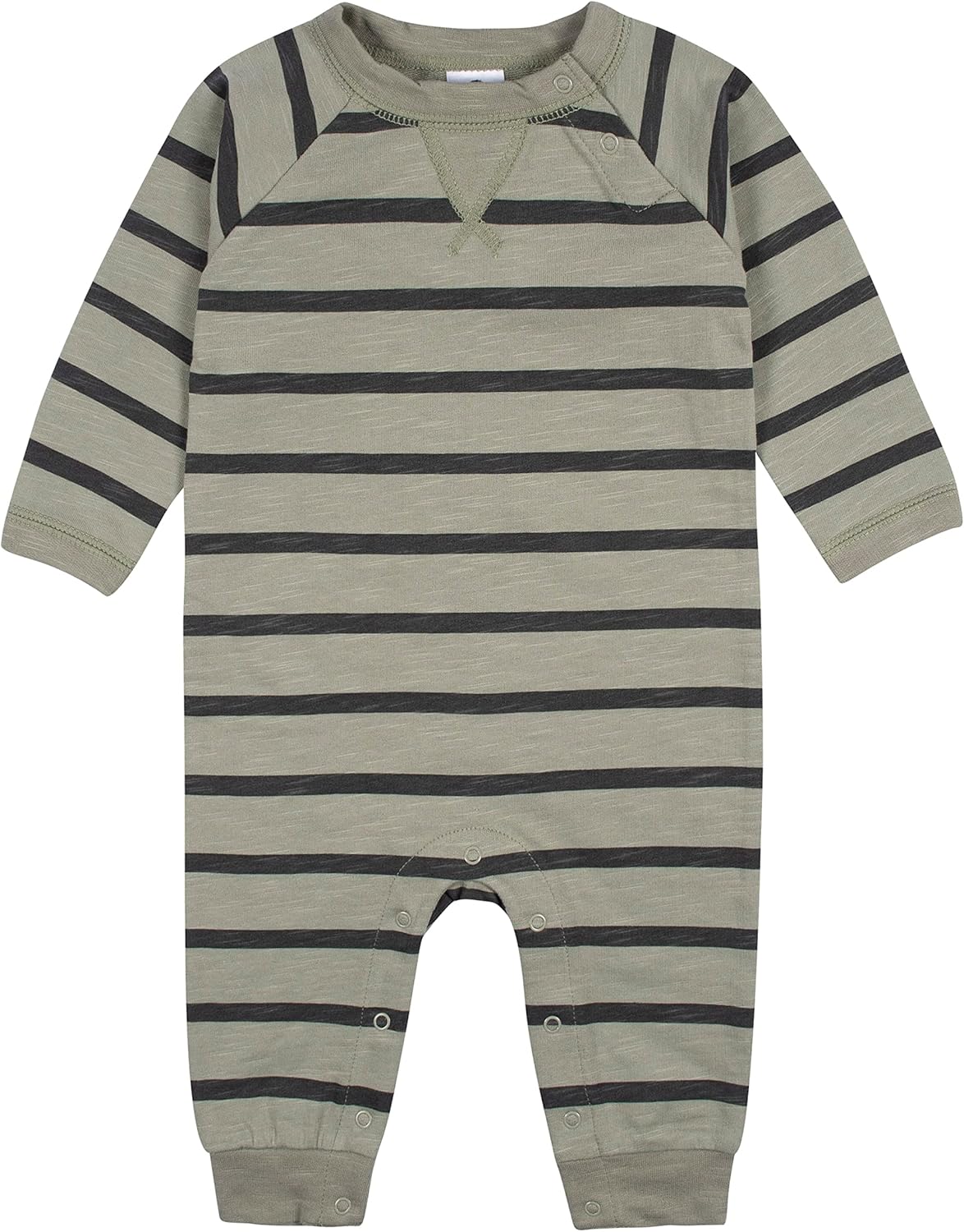 Gerber Boys 2-Pack Long Leg Romper Easy Change Child-Safe