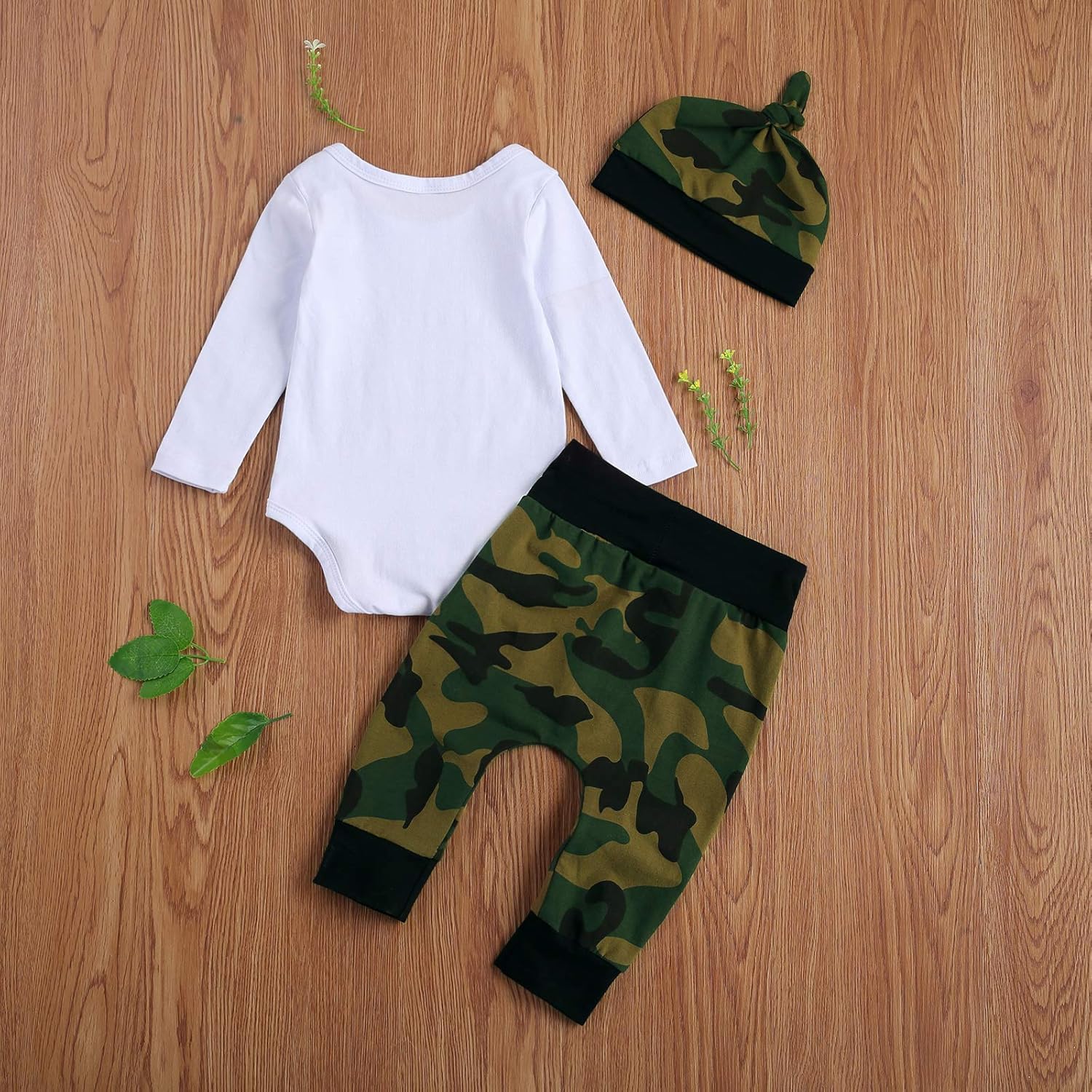 Boys Cute romper and pants set with letter print design