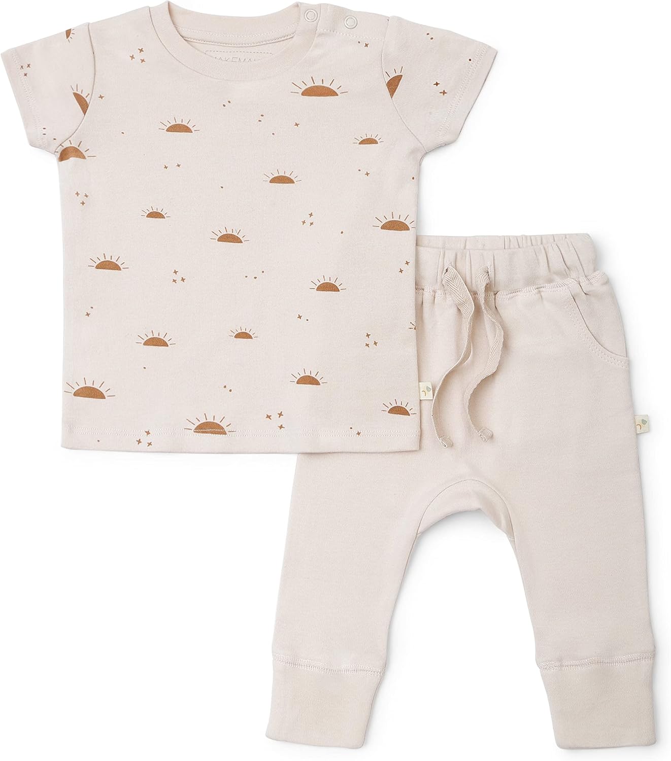 MakeMake Organics GOTS Certified Organic Cotton Baby Outfit for Infants