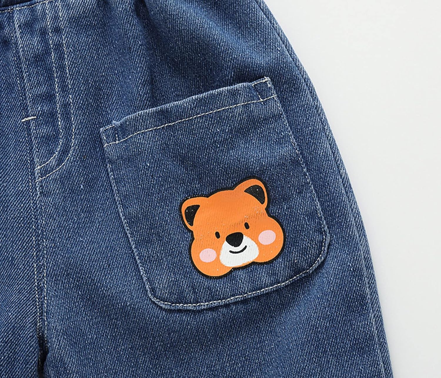 Cartoon Animal Print Jeans for Toddlers Kids Fun Trousers Jackets