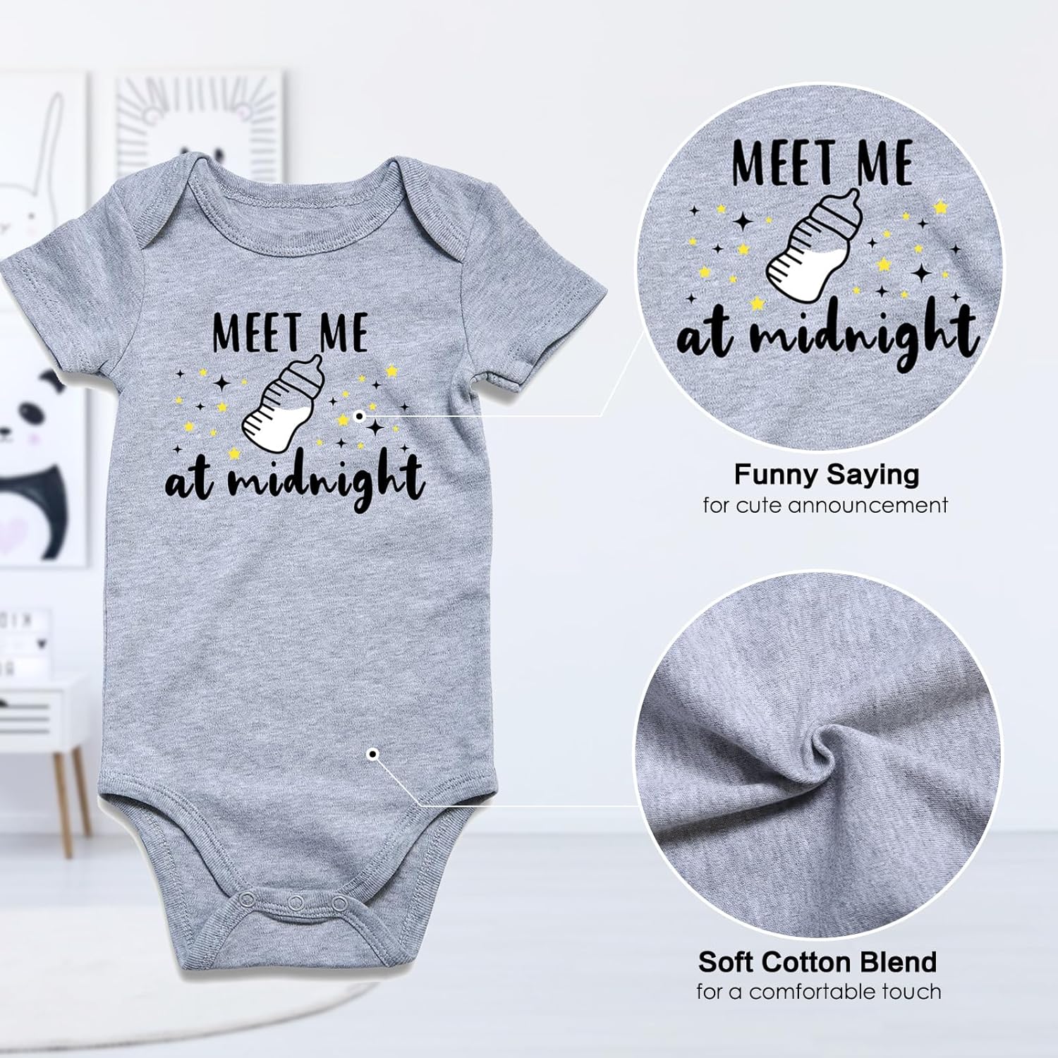 Funny and Soft Baby Onesie for Kids