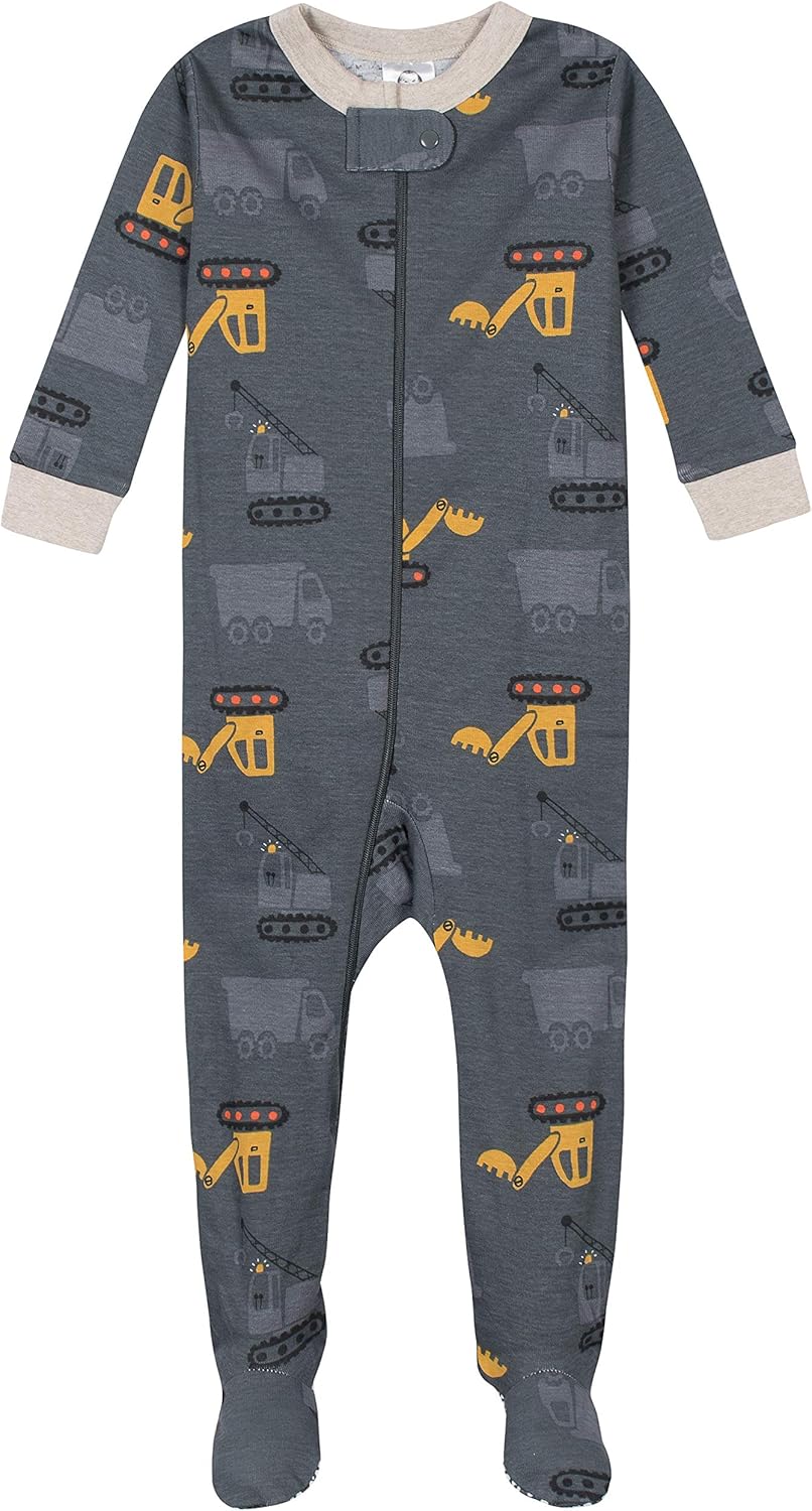 Gerber Baby Boys 4-Pack Footed Pajamas