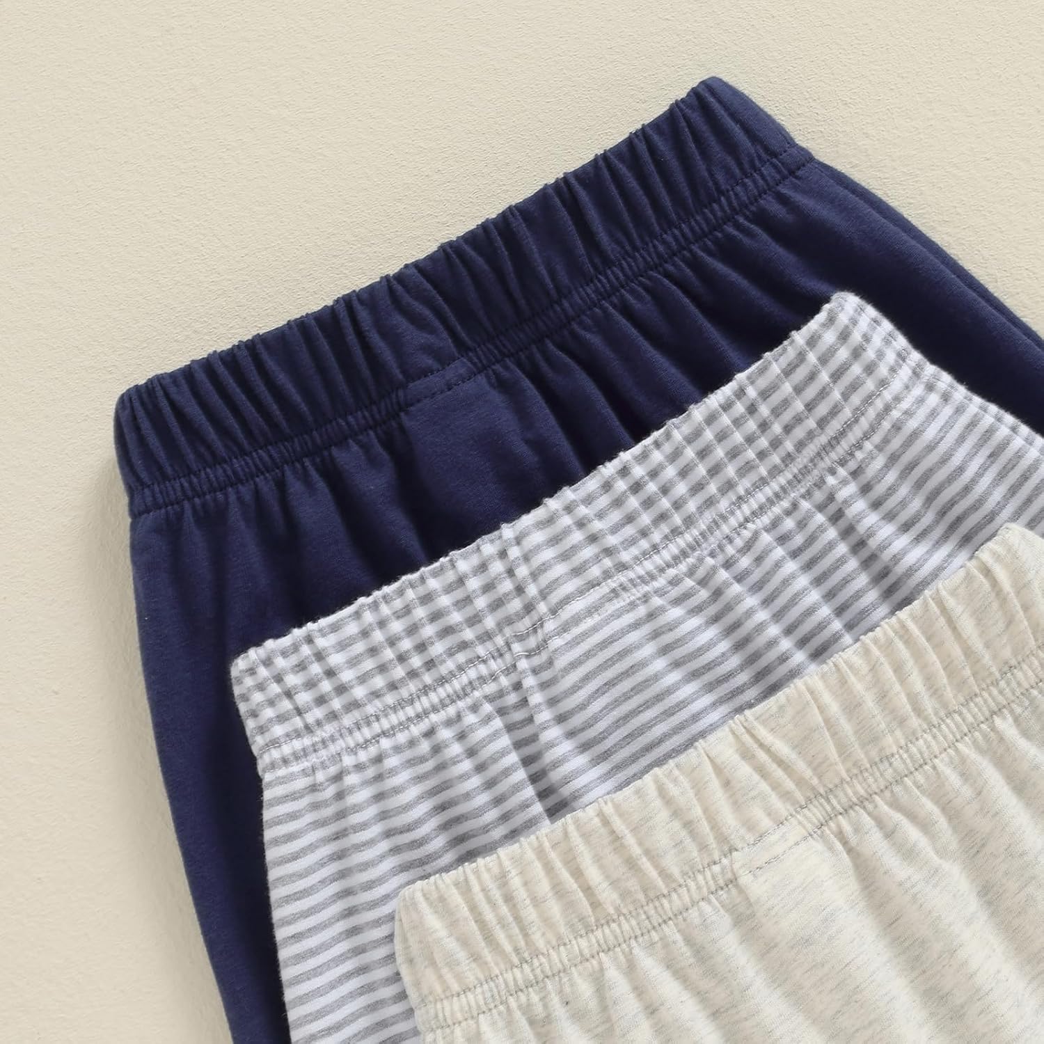 Toddler Baby Boy 3-Pack Cotton Jogger Shorts