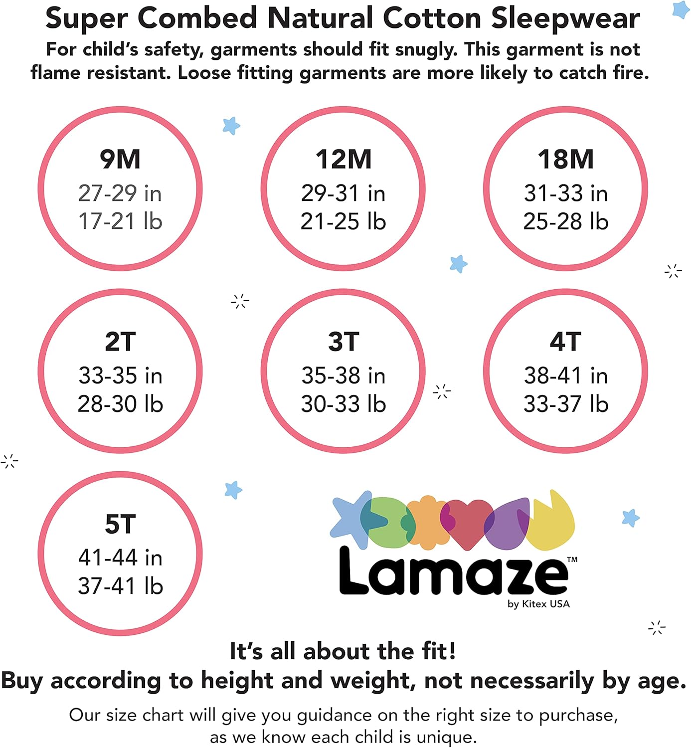 Lamaze Boys Ultra Soft Stretch Pajamas