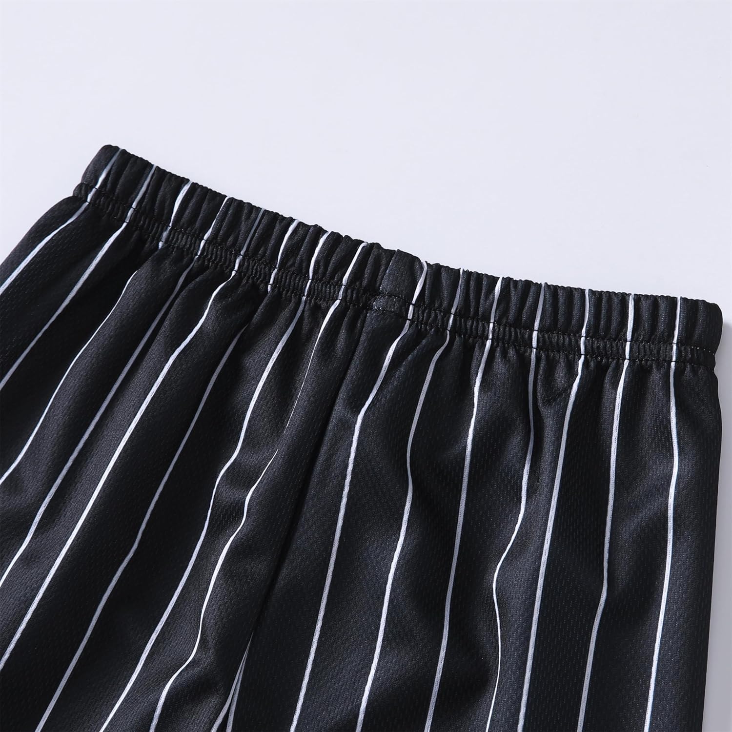 Yuji Itadori Striped Baseball Pants for Kids Elastic Waist Fun Play