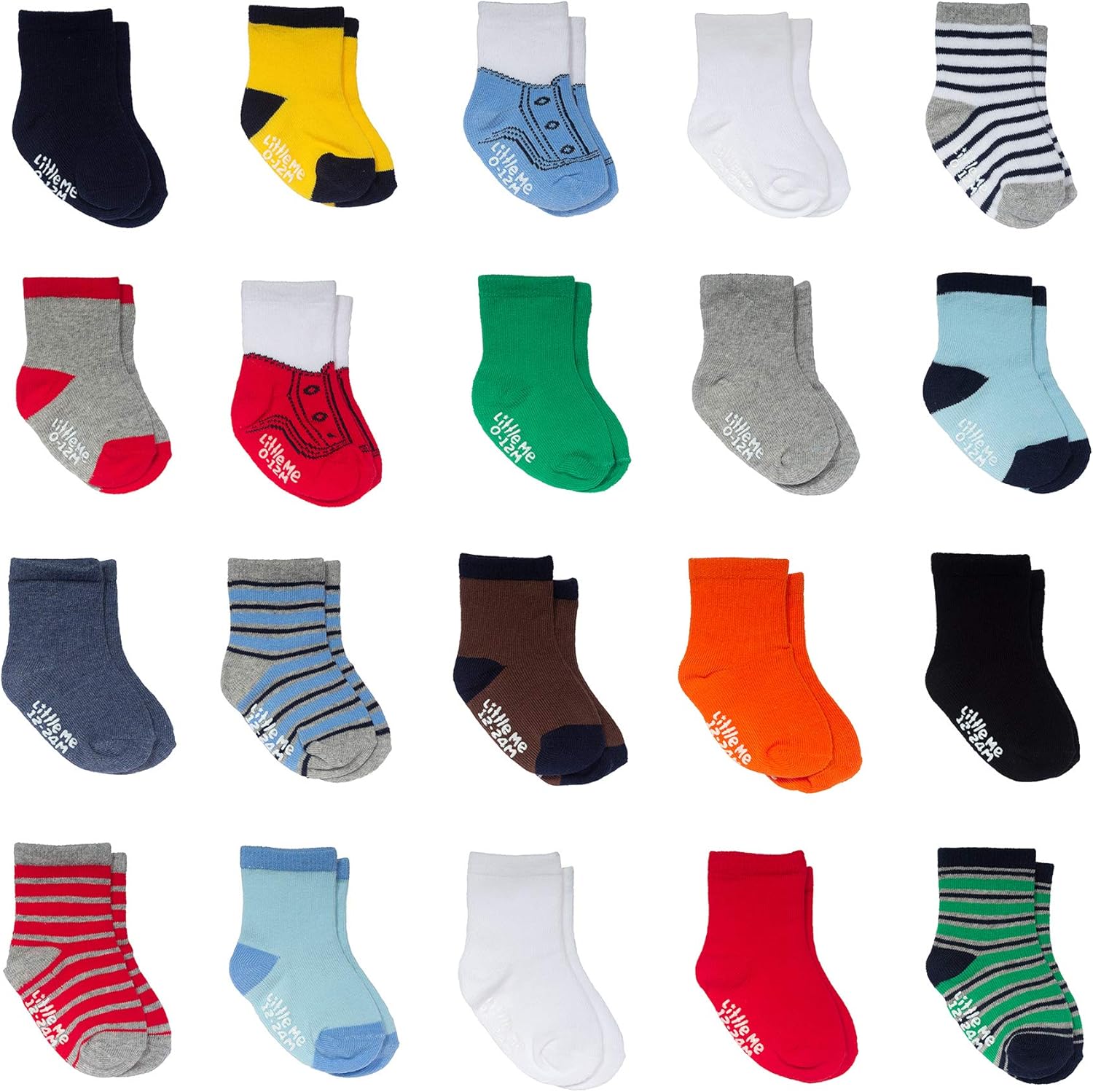 Little Me Baby Boys Ankle Socks Assorted