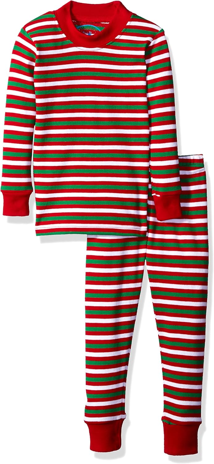 Saras Prints Unisex Organic Pajamas for Toddlers Babies