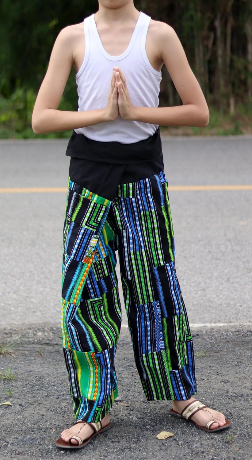 Thiefs Choice Thai Fisherman Hire Wrap Pants for Boys