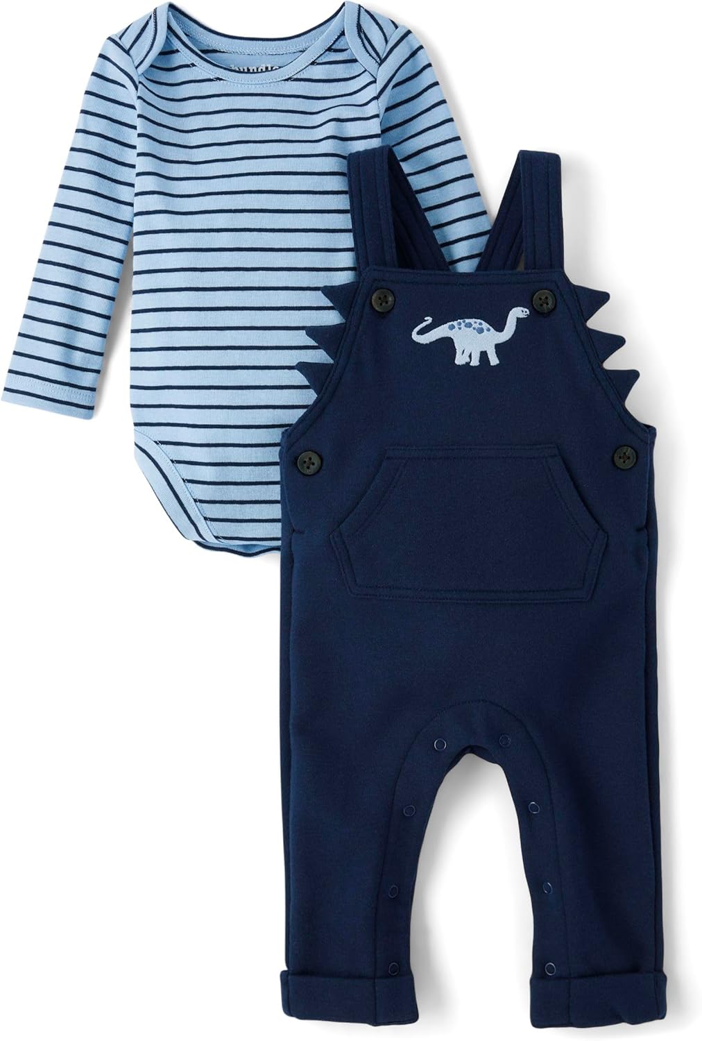 The Childrens Place Baby Boys Overall Set