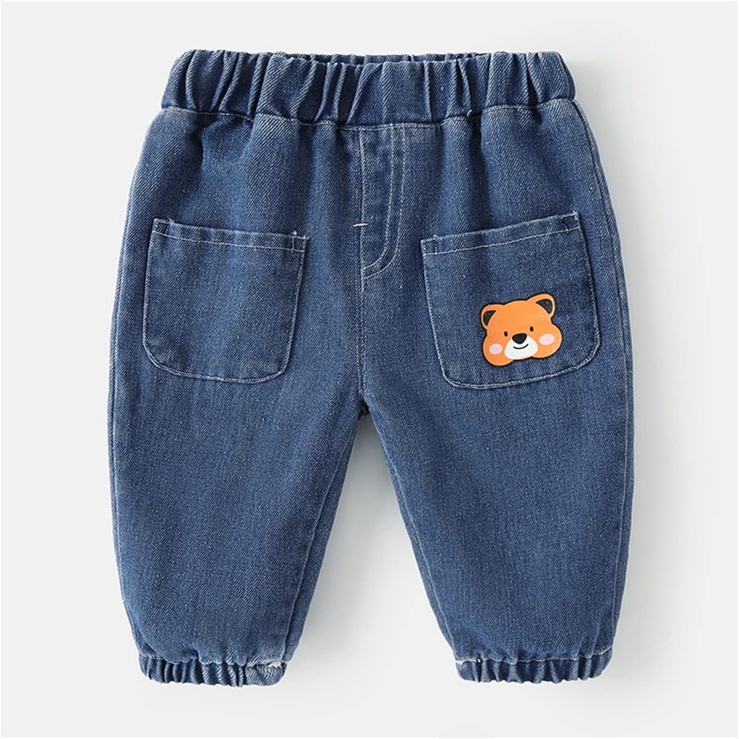Cartoon Animal Print Jeans for Toddlers Kids Fun Trousers Jackets