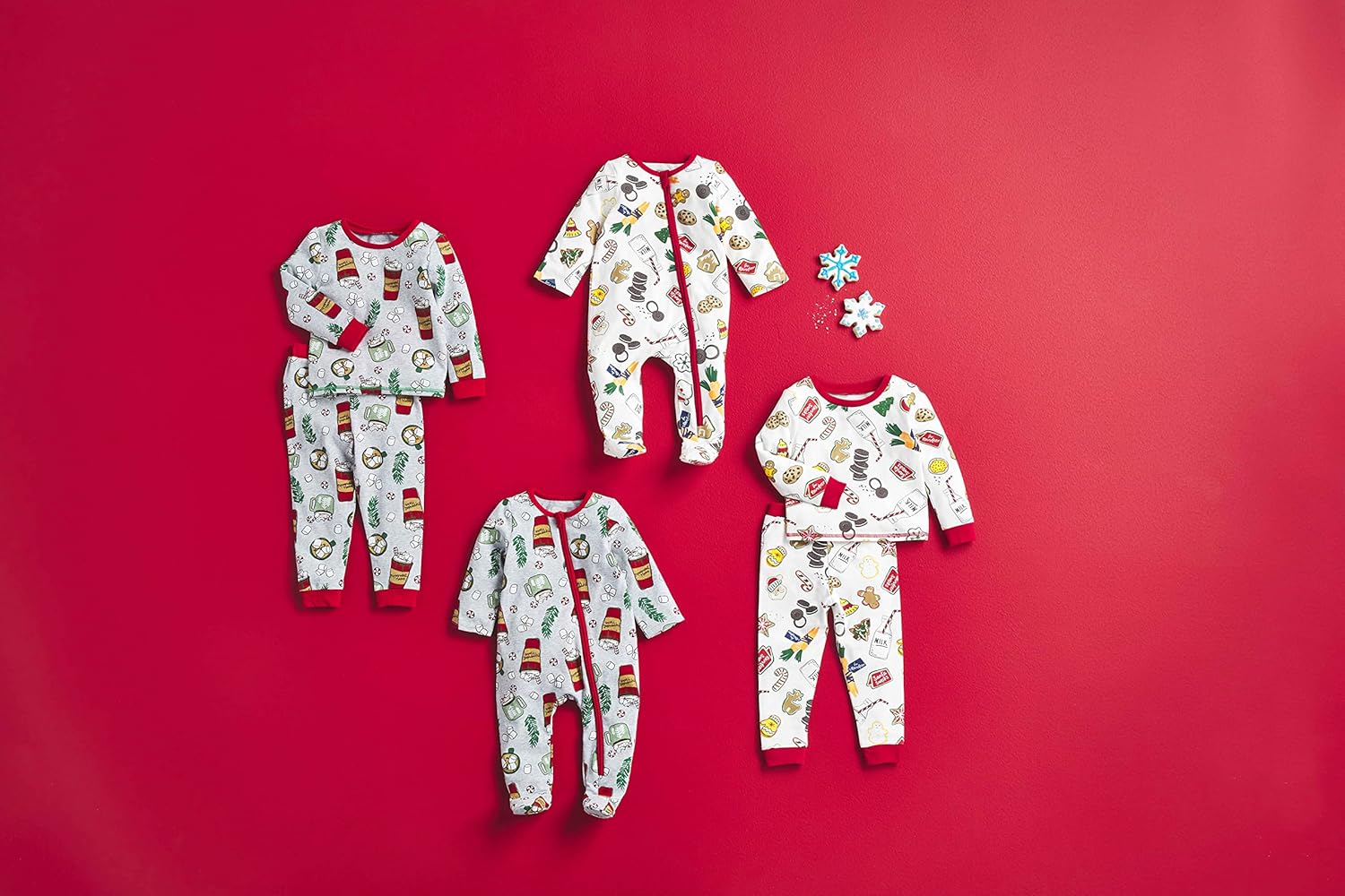 Mud Pie Baby Boys Peppermint Mocha Pajamas Sleepy