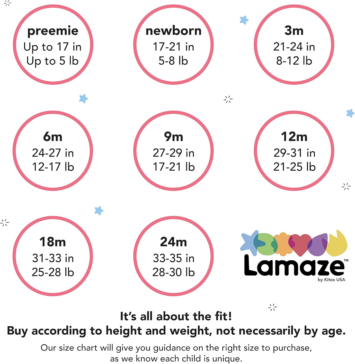 Lamaze Baby Boys Super Combed Natural Cotton Sleep N Play 2 Pk