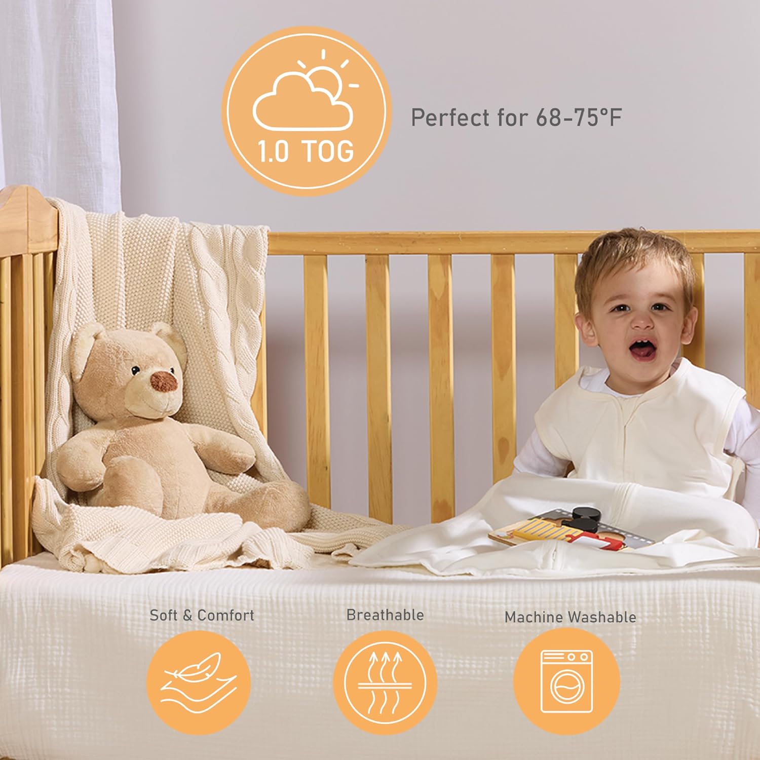 Stunning 4-Piece Baby Sleepwear Set for Boys