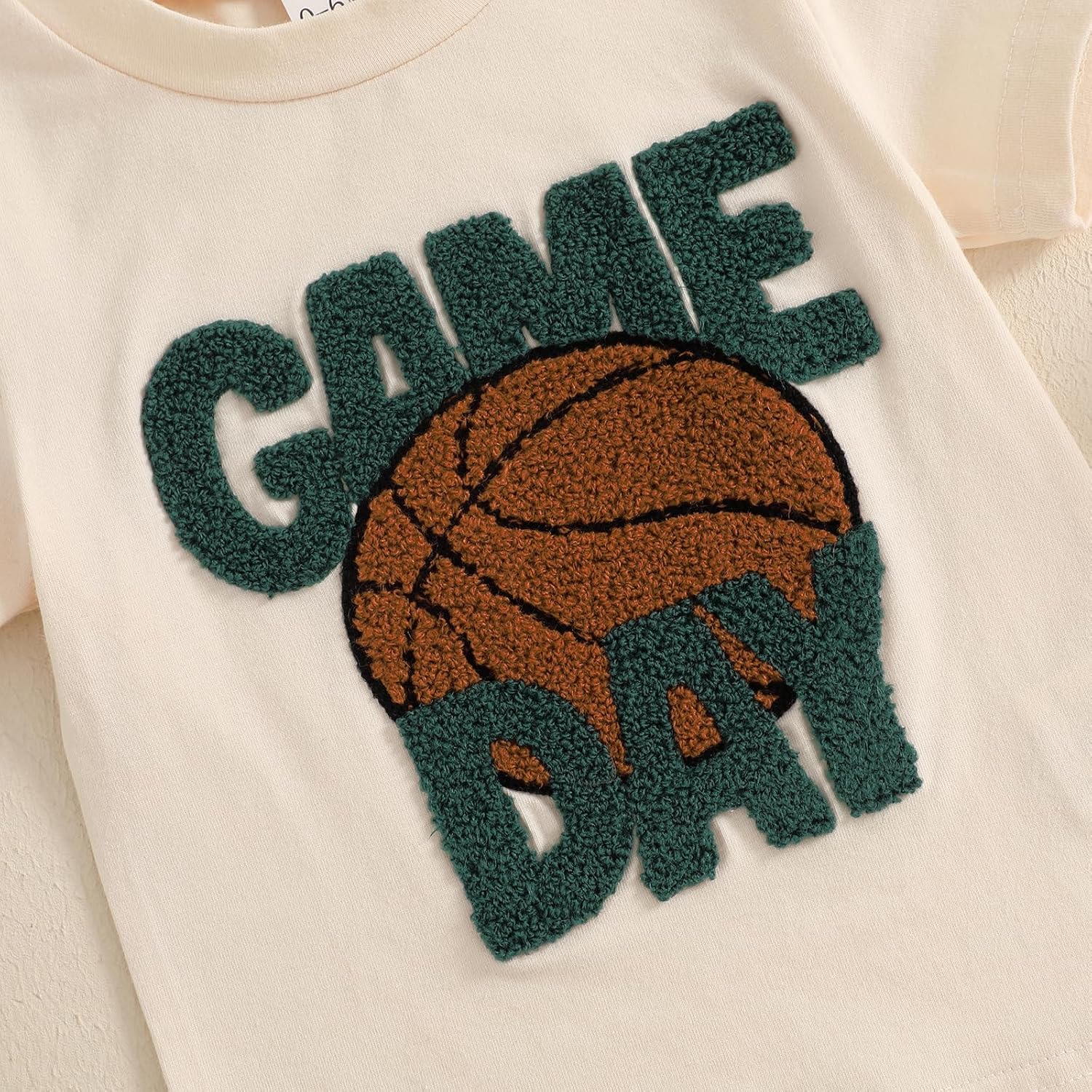 Cozy Basketball Short Sleeve T-Shirt for Boys Ages 2-3