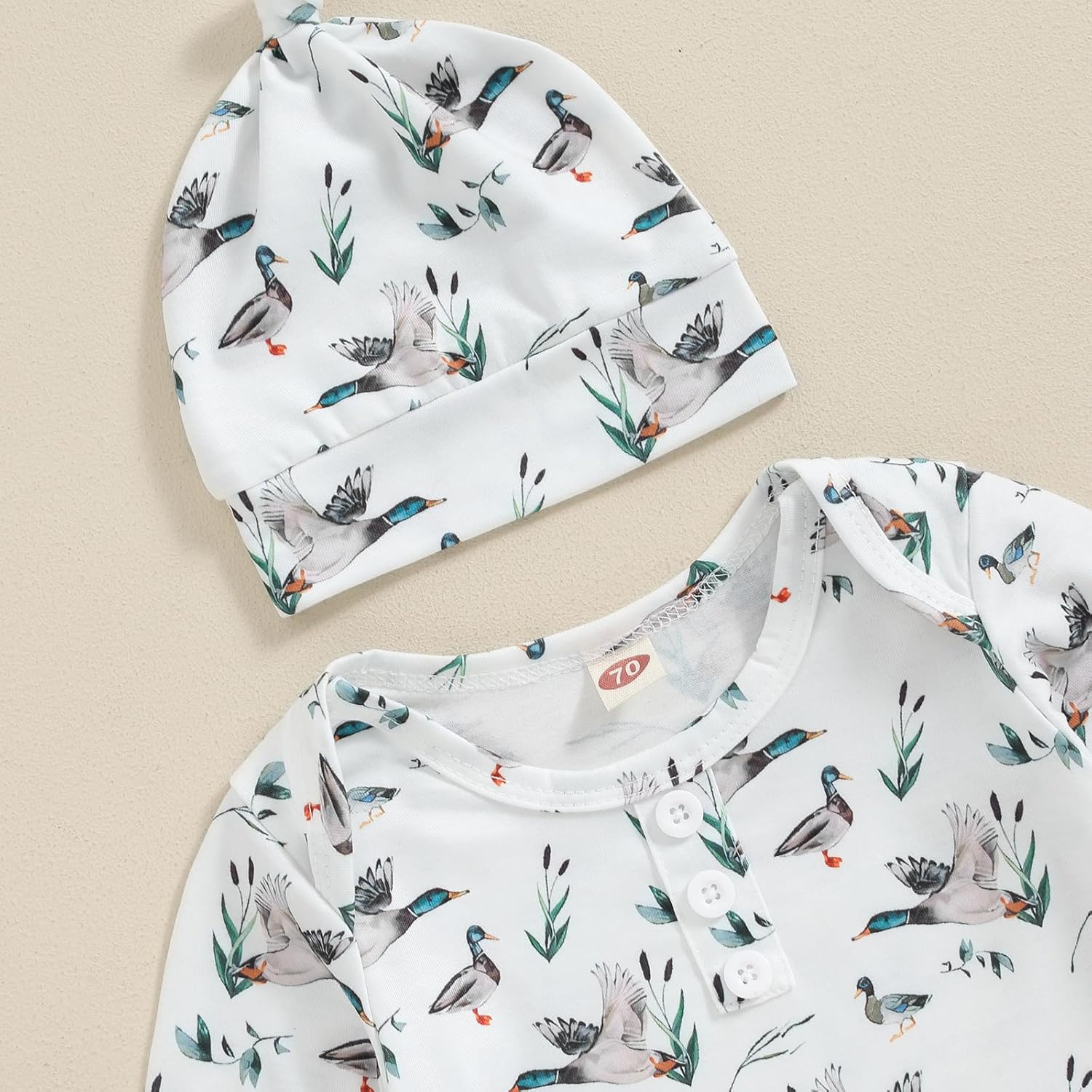 Mallard Duck Hunter Swaddle Set for Newborns - Toddler