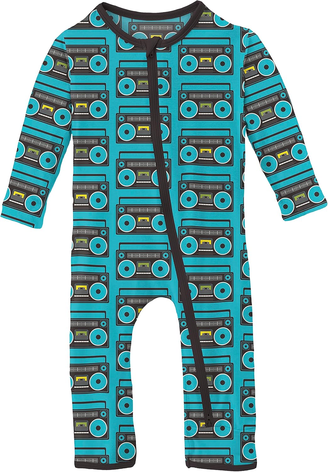 KicKee Print Coverall with Zipper