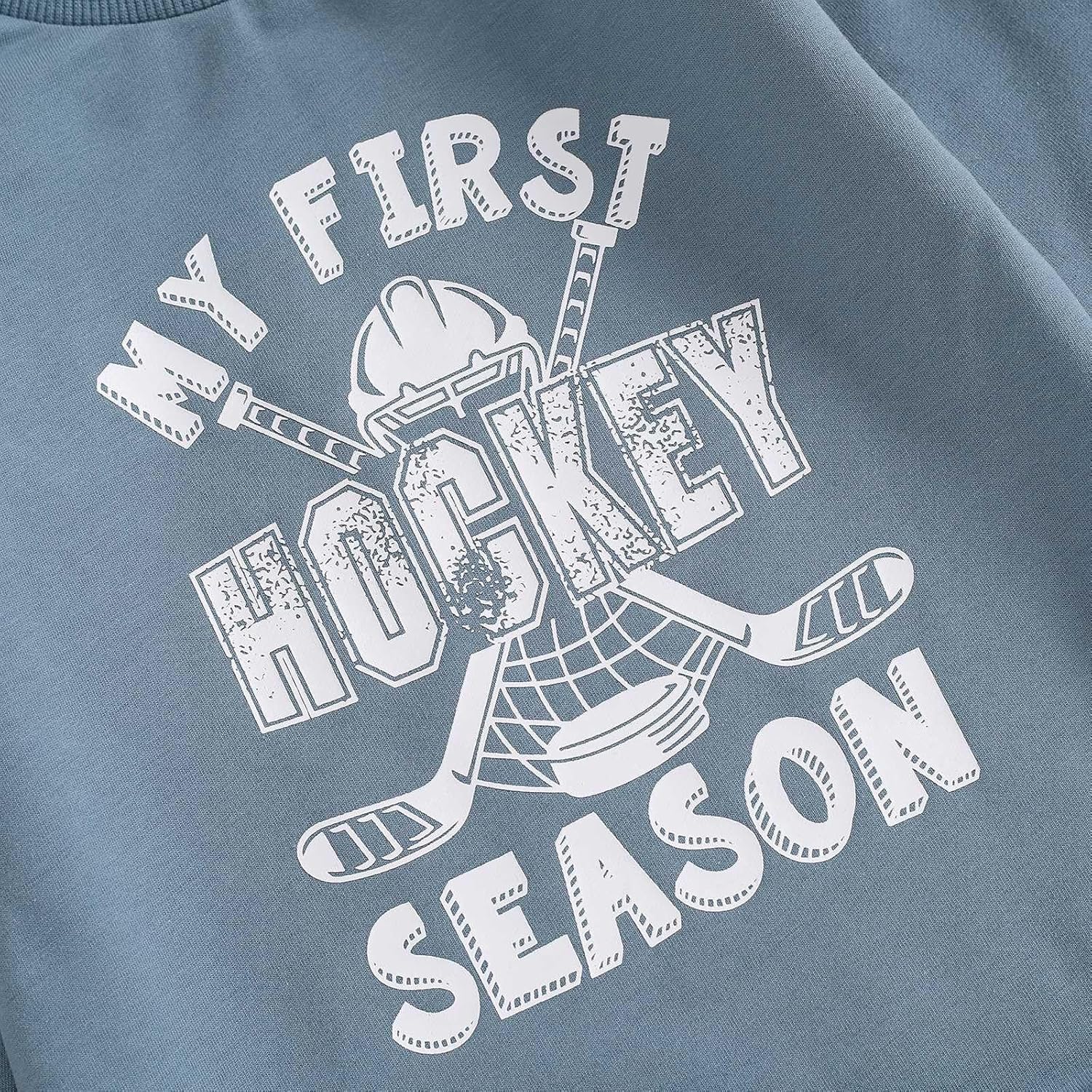 NibbcoaNewborn Hockey Outfit Emy First Hockey Season Baby Romper