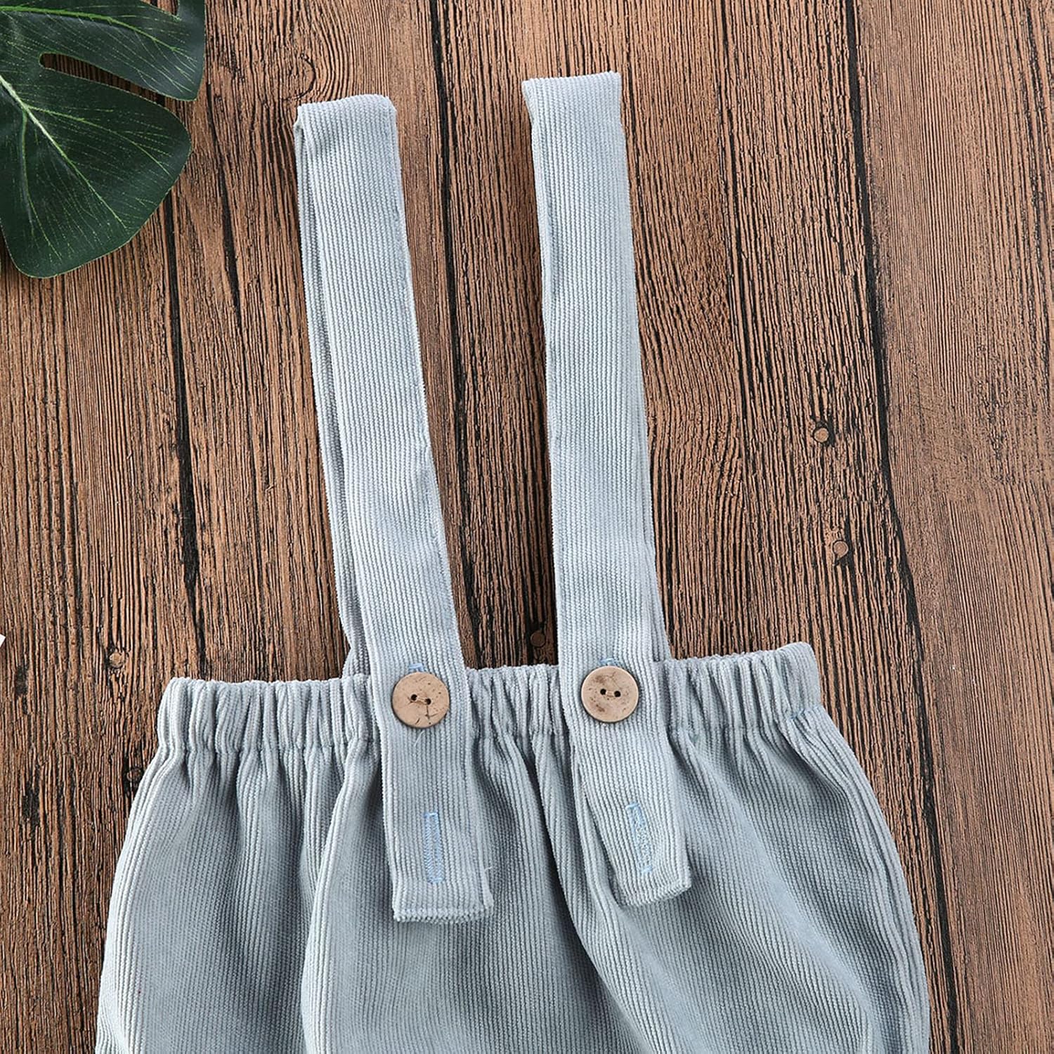 Emmababy Knit Suspender Overalls for Baby Boys and Girls