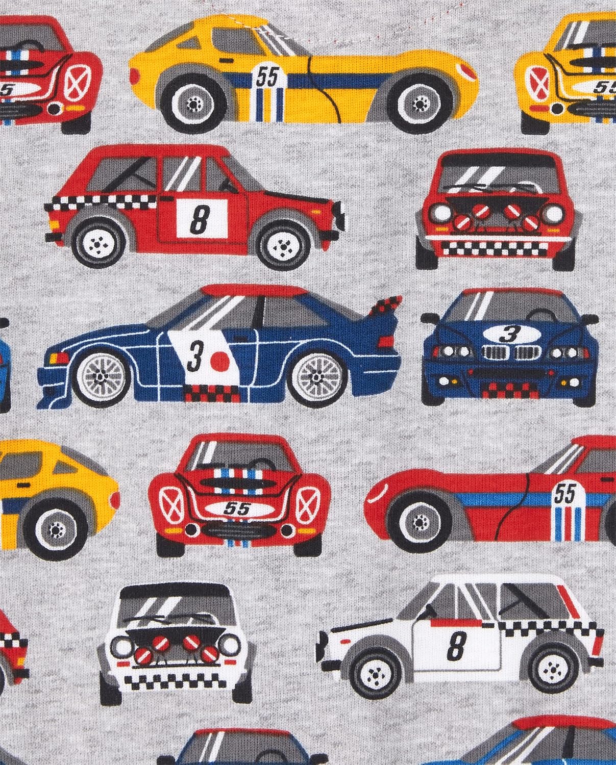 The Childrens Place - Racecar Striped Cotton Pajamas 3-Pack for Boys