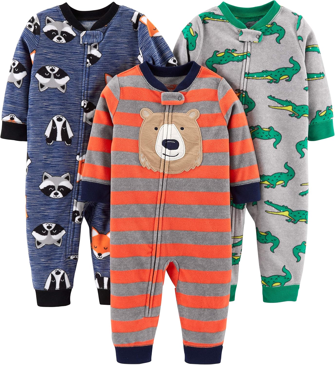 Simple Joys by Carters Flame-Resistant Footless Pajamas for Baby Boys