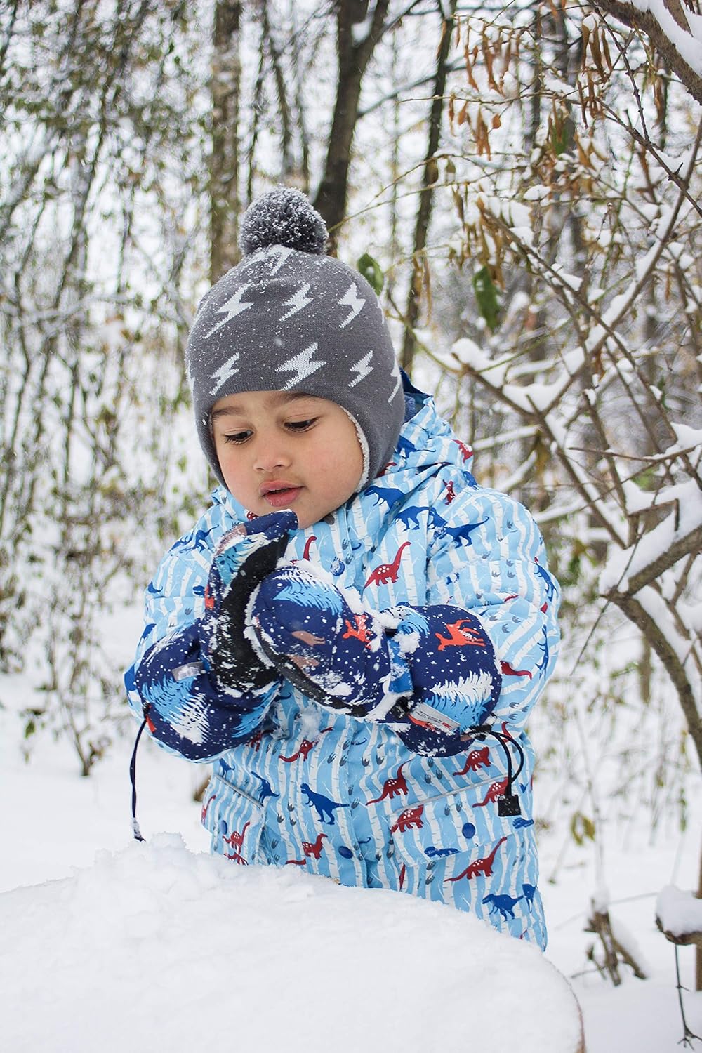 Winter Warmers - Waterproof Mittens for Kids - Soft Cozy for Boys