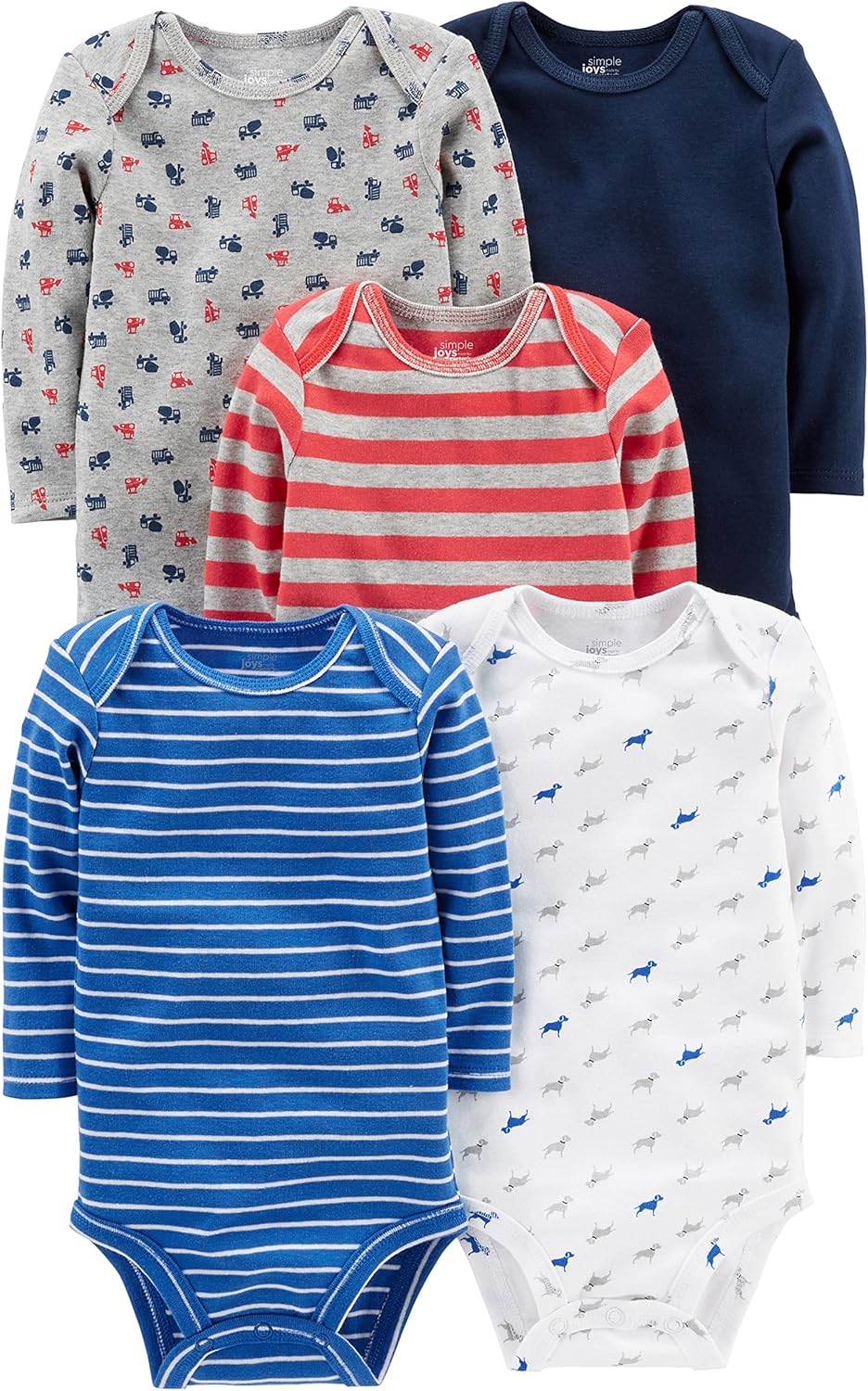 Simple Joys by Carters Long-Sleeve Unisex Baby Bodysuit