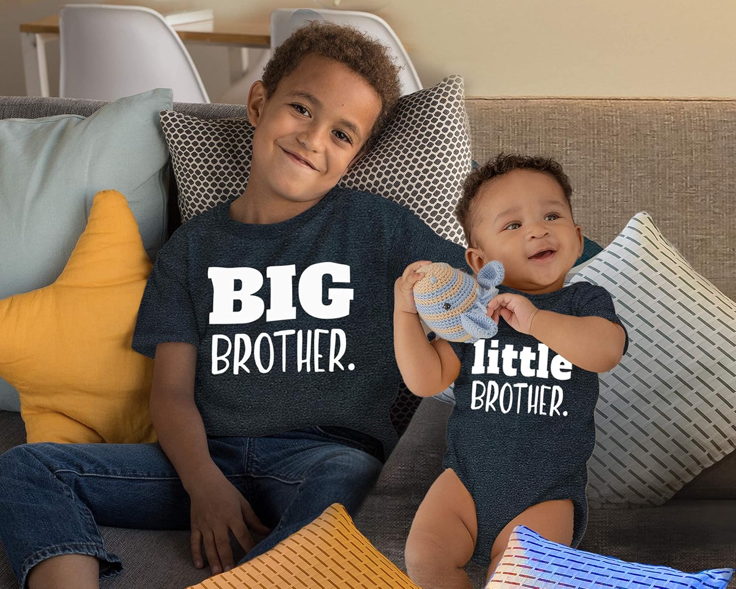 Big Brother Little Brother Matching Outfits - Sibling Gifts for Kids