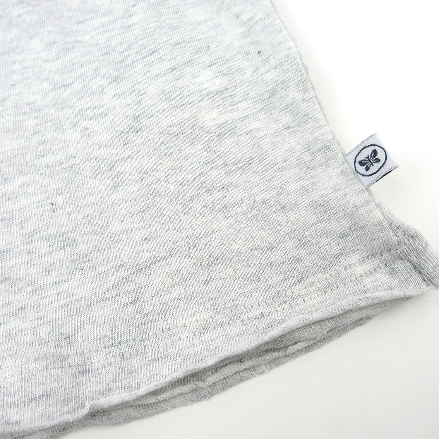 HonestBaby Unisex-Rib Romper Organic Cotton Reversible Bib