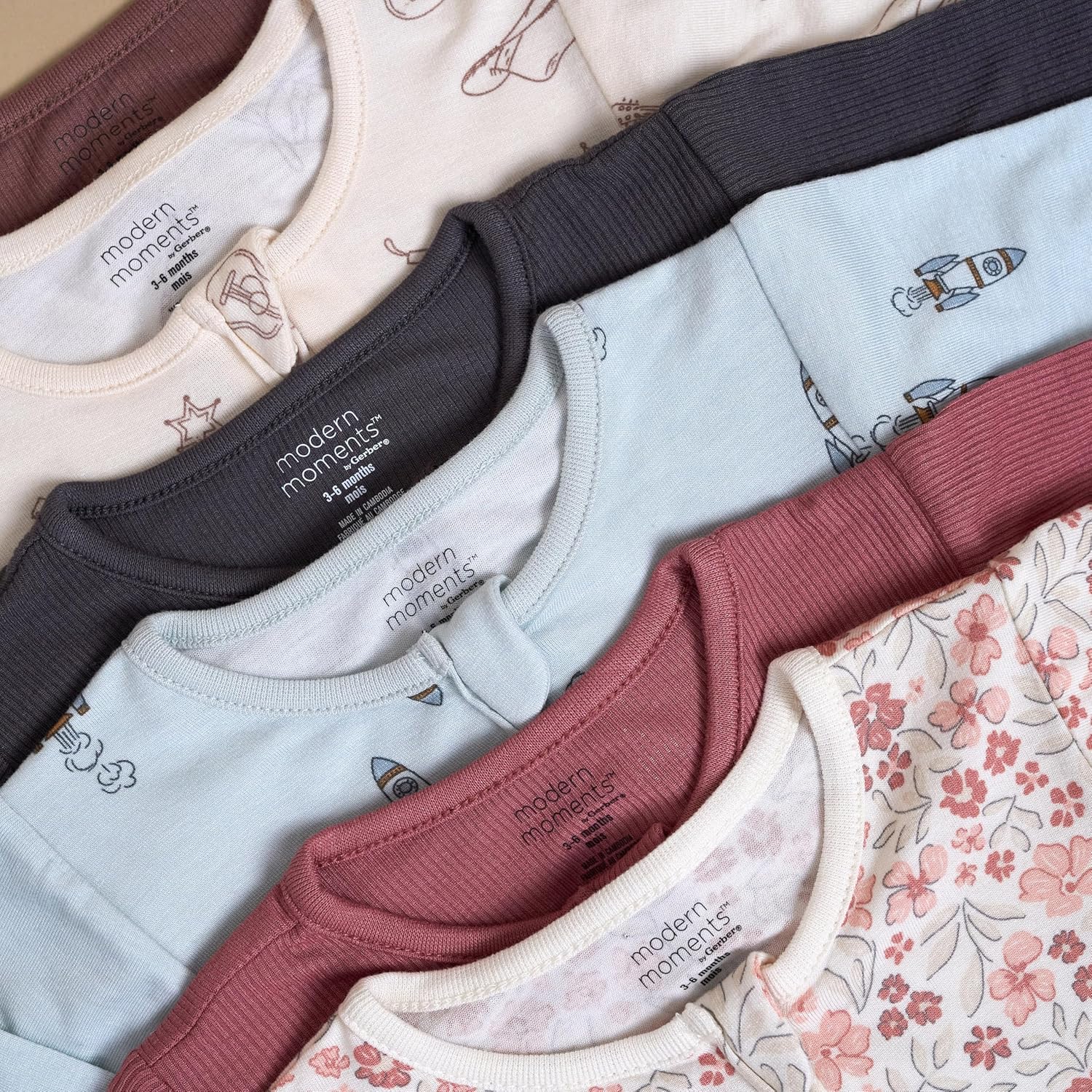 Modern Moments by Gerber Pajamas for Unisex Kids